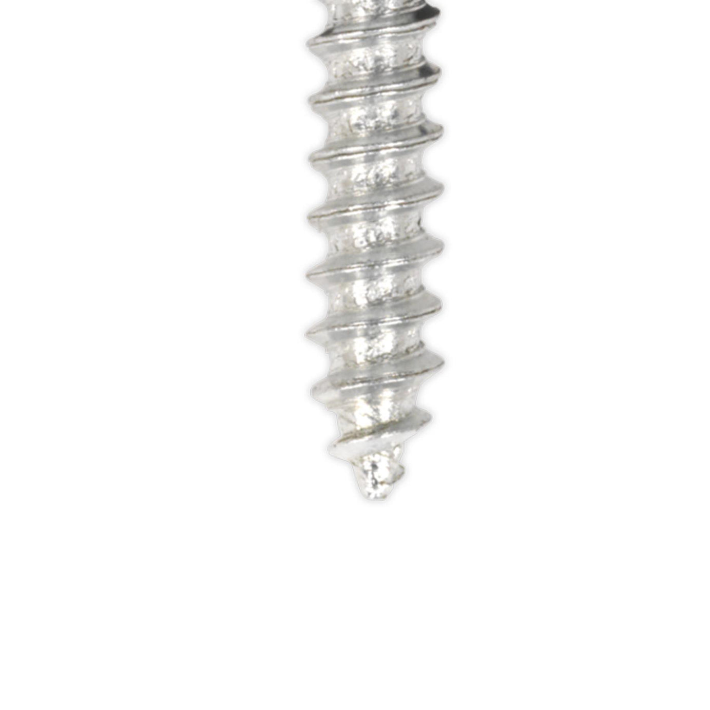 Sealey Numberplate Screw & Flip Cap 4.2 x 19mm Black Pack of 50
