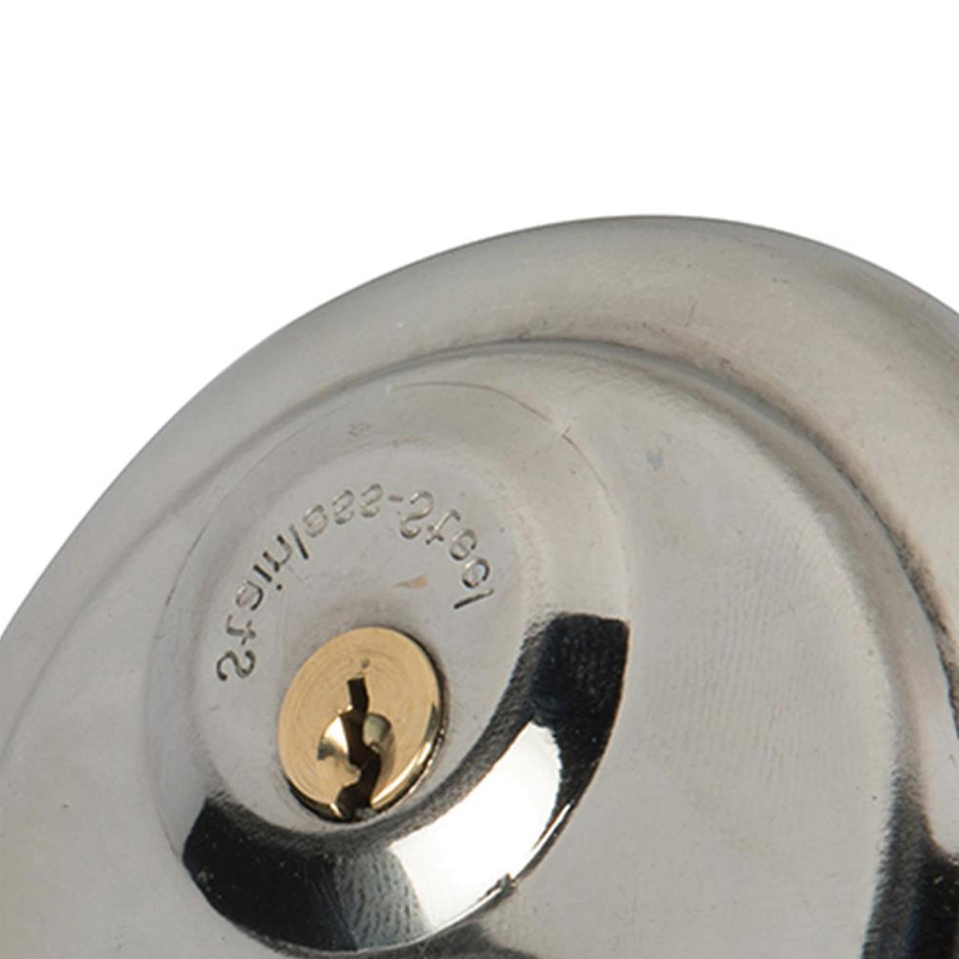 Stainless Steel Security Disc Padlock 90mm 3 Keys Hardened Steel Shackle