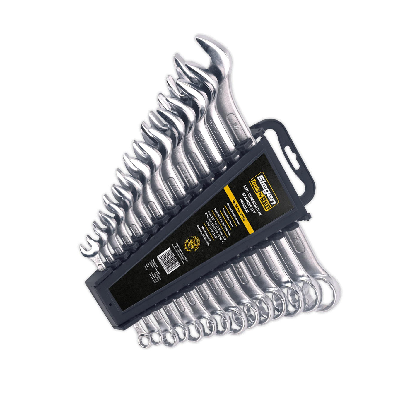 Sealey Combination Spanner Set 14pc Imperial