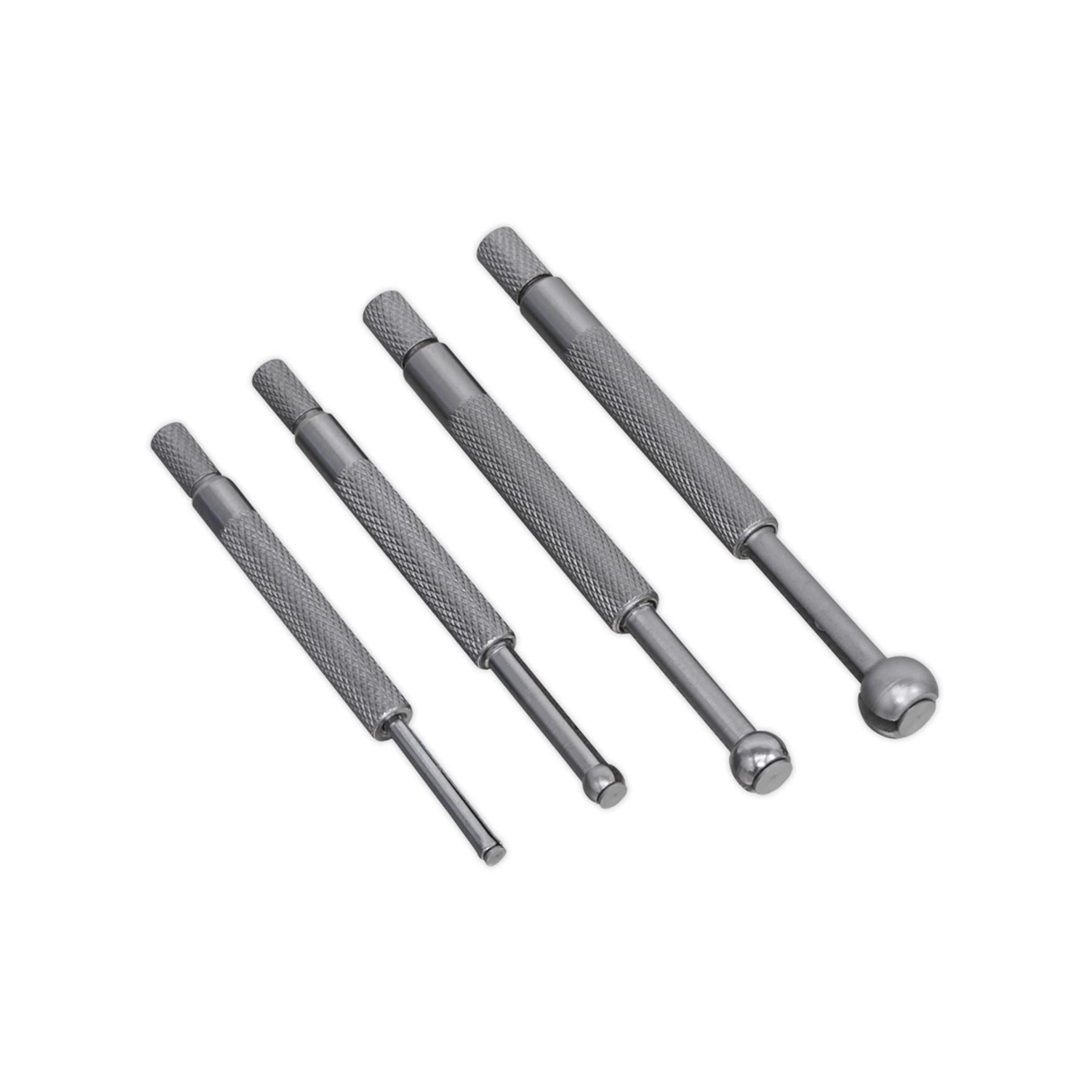 Sealey Small Hole Gauge Set With Smooth Secure Handling. 4pc