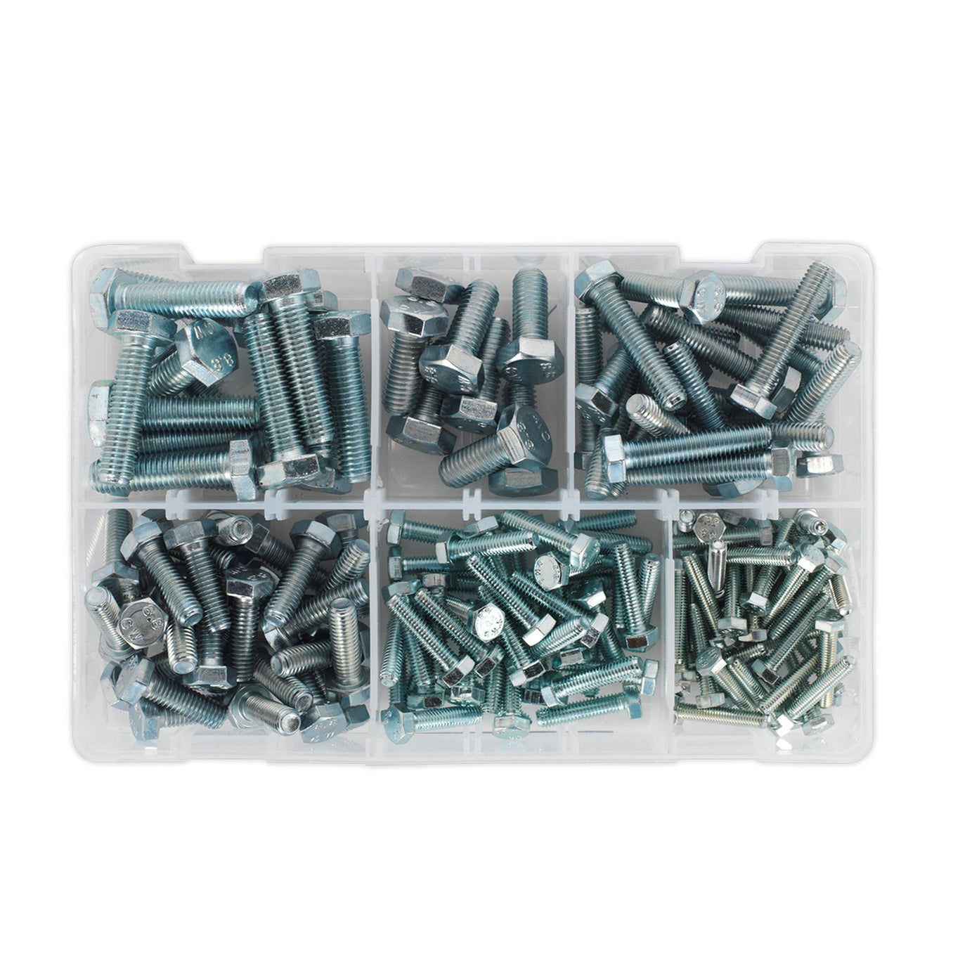 Sealey Steel Allen Setscrew Assortment 150pc Metric M5-M10 High Tensile