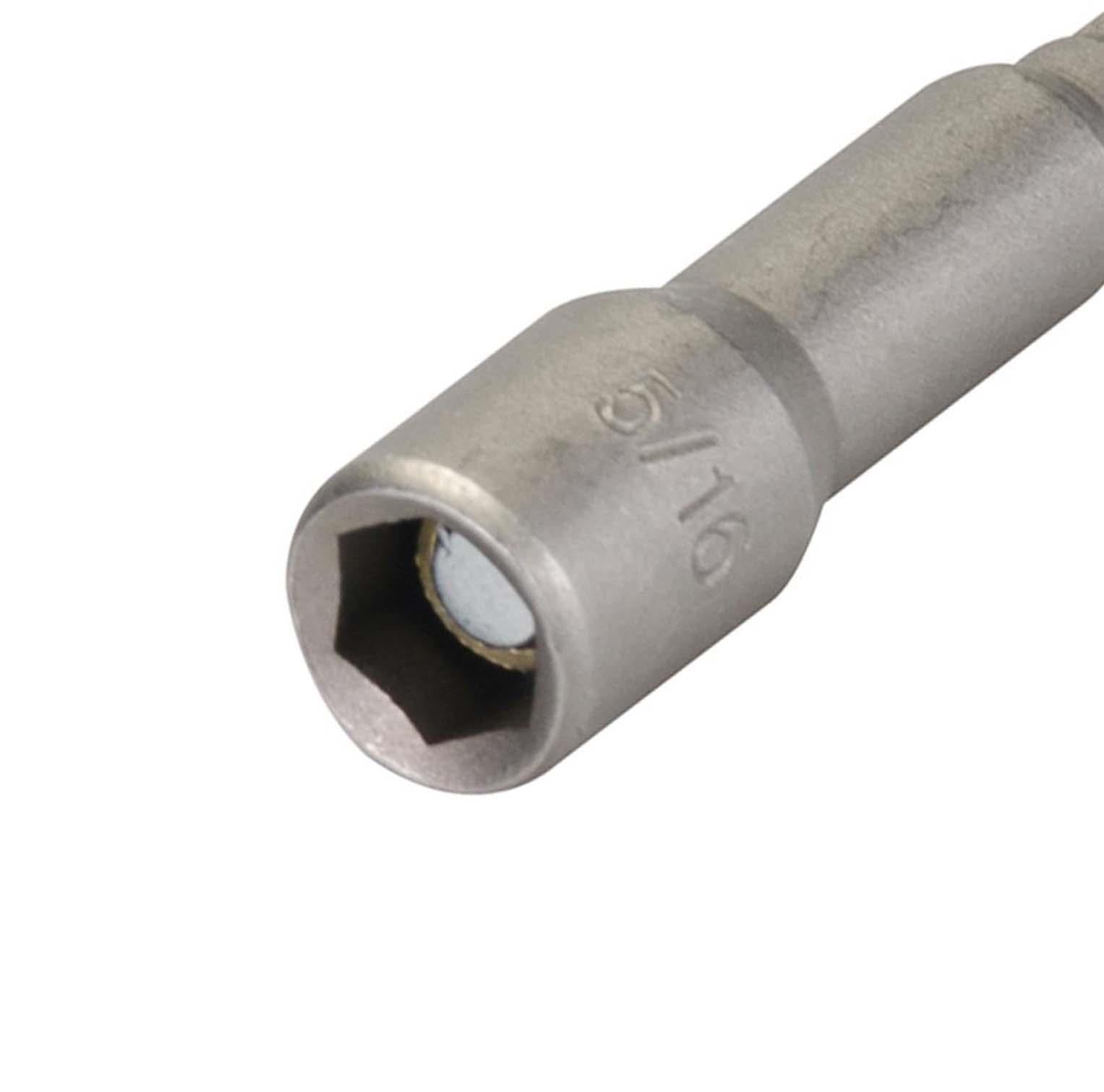 Magnetic Nut Driver 5/16" X 65mm Adapter Screw 1/4" Hex Shank Chrome Vanadium
