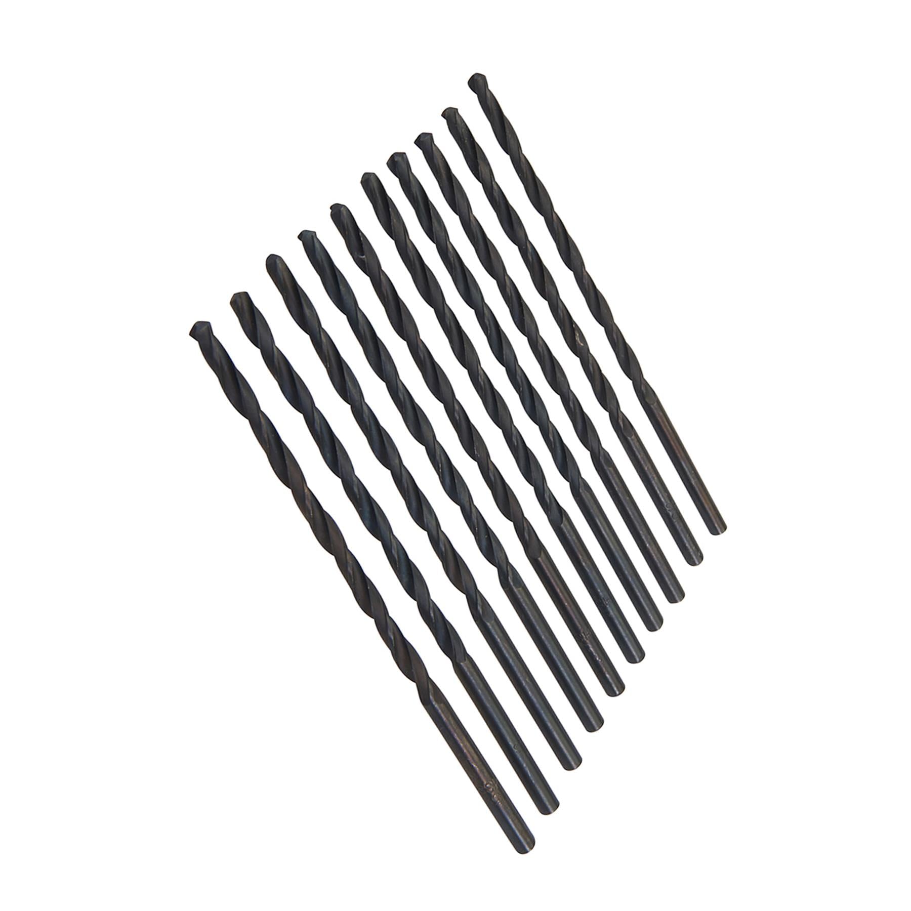 Long HSS Metric Jobber Drill Bits 5mm x 132mm Metal Steel Wood Plastic 10pk