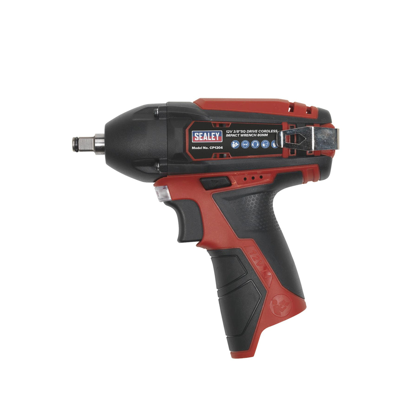 Sealey Impact Wrench Kit 3/8"Sq Drive 12V Lithium-ion - 2 Batteries