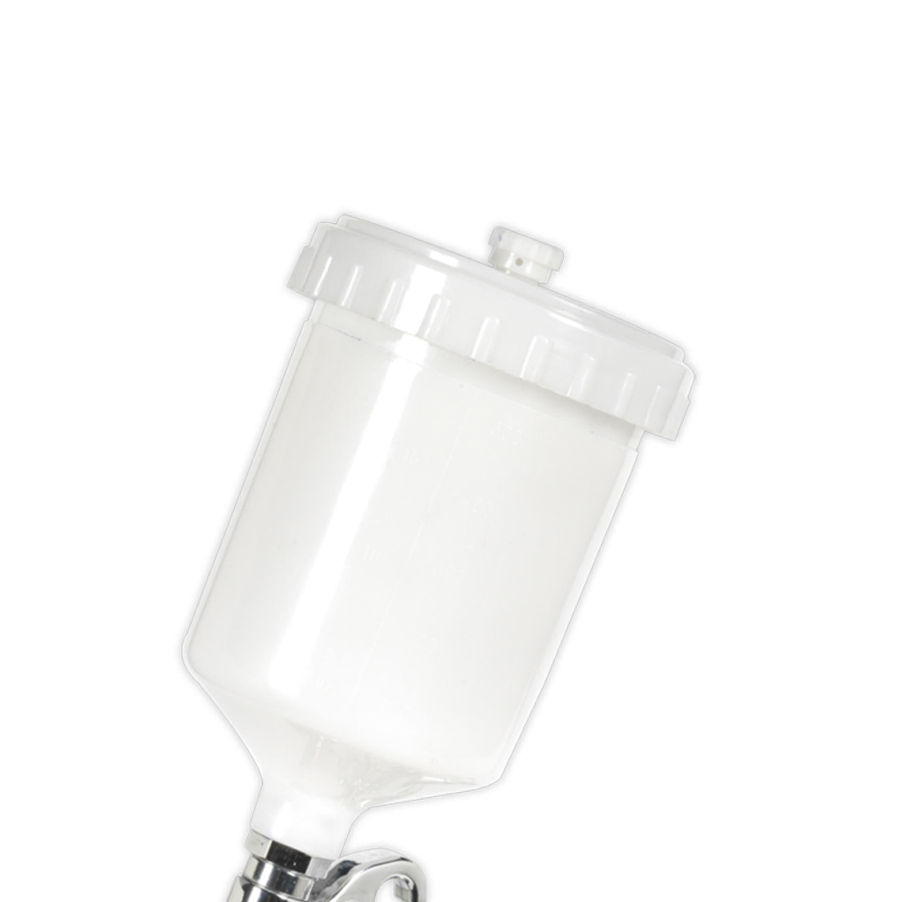 Sealey HVLP Gravity Feed Spray Gun 1.3mm Set-Up