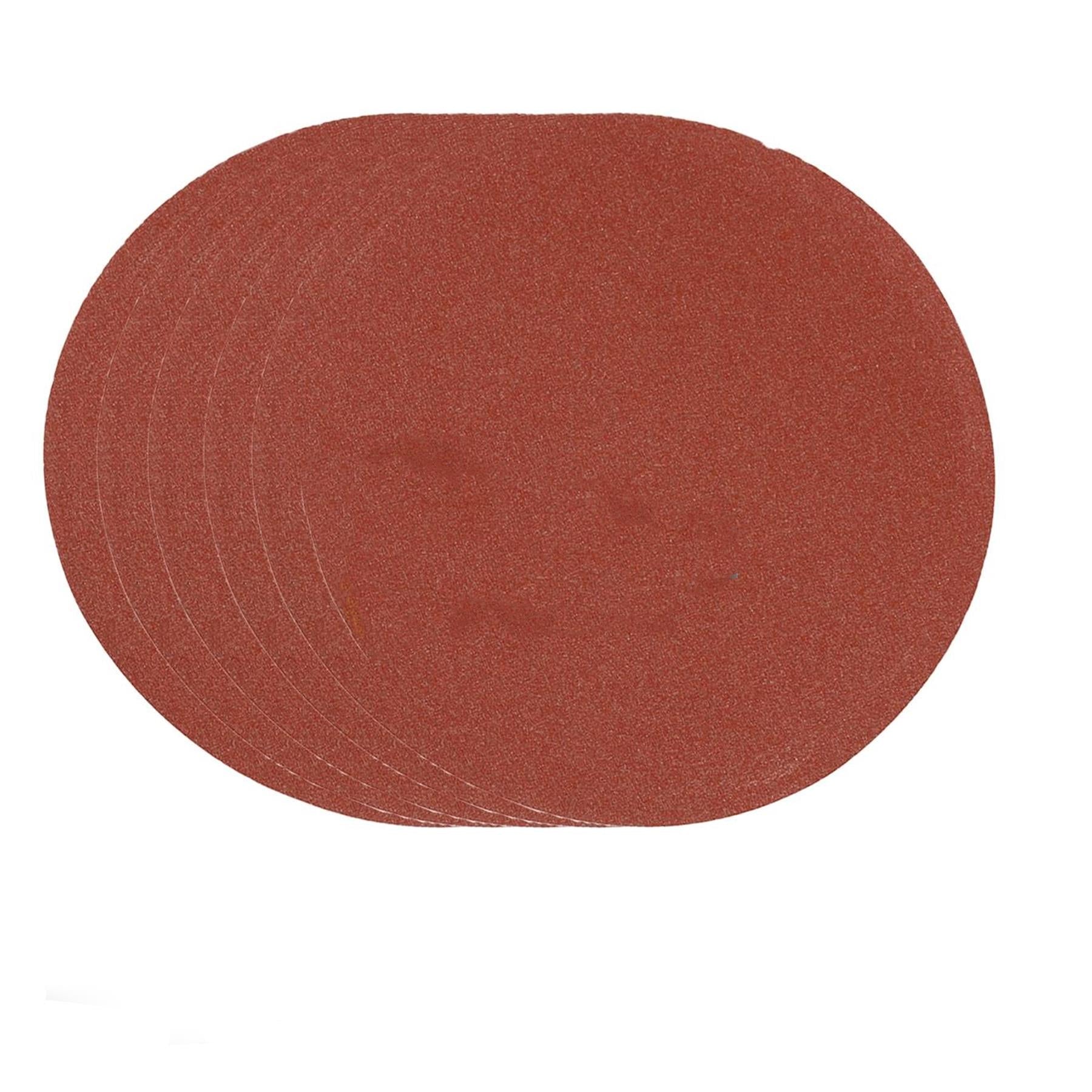 150mm/10pk Aluminium Oxide Self-adhesive Sanding Discs - 120 Grit