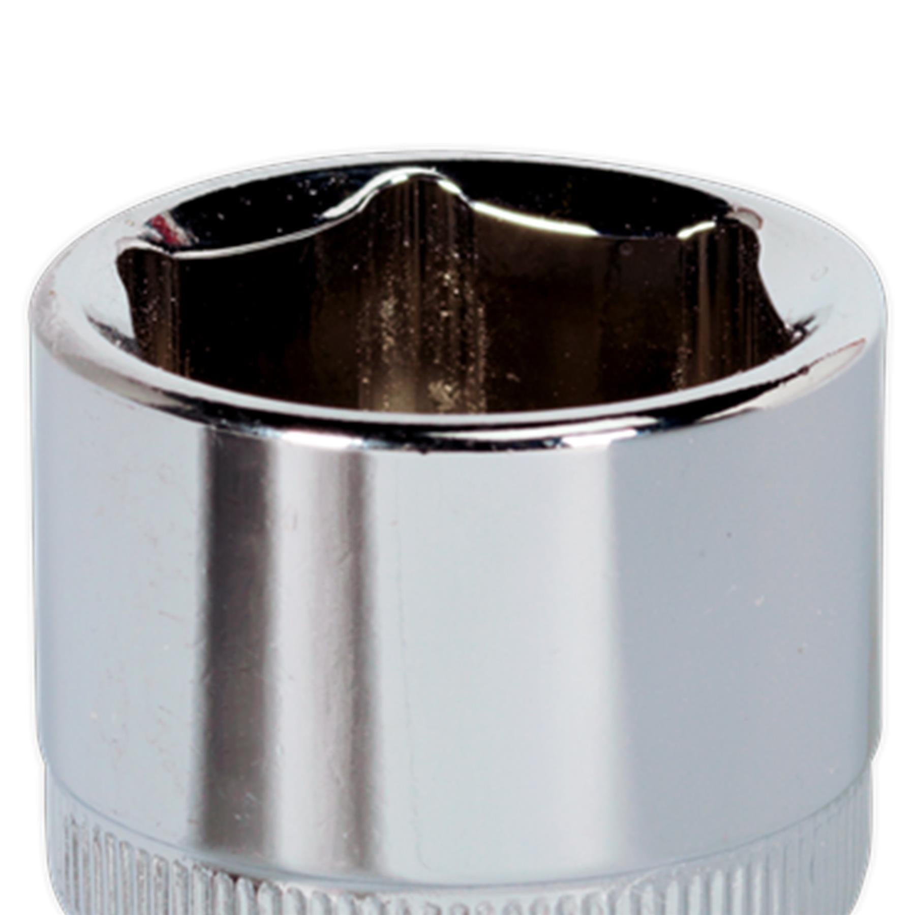 Sealey WallDrive Socket 22mm 1/2"Sq Drive Fully Polished