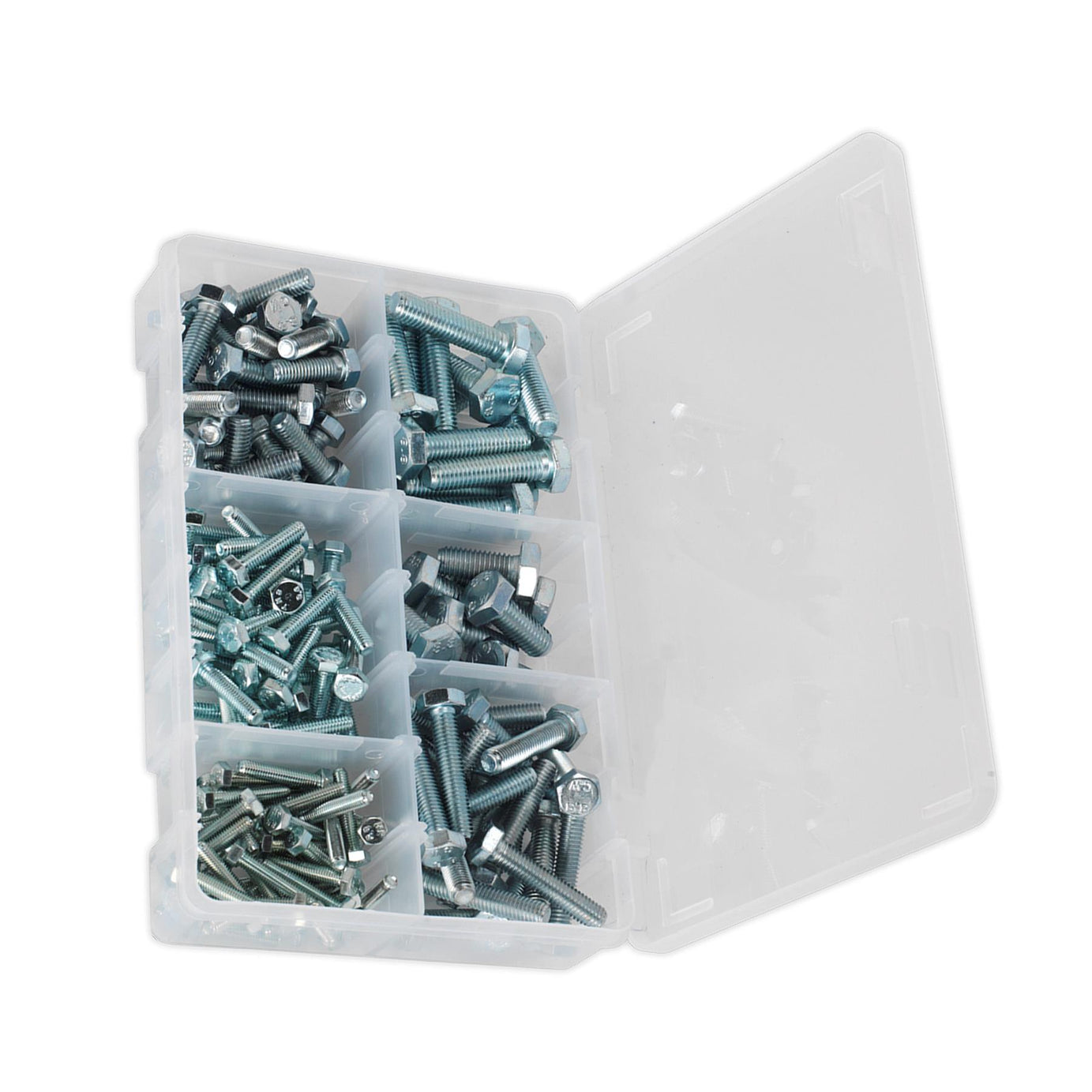 Sealey Steel Allen Setscrew Assortment 150pc Metric M5-M10 High Tensile