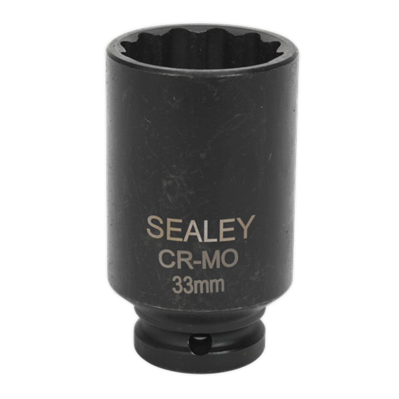 Sealey Impact Socket 33mm 12pt Bi-Hex Deep 1/2"Sq Drive