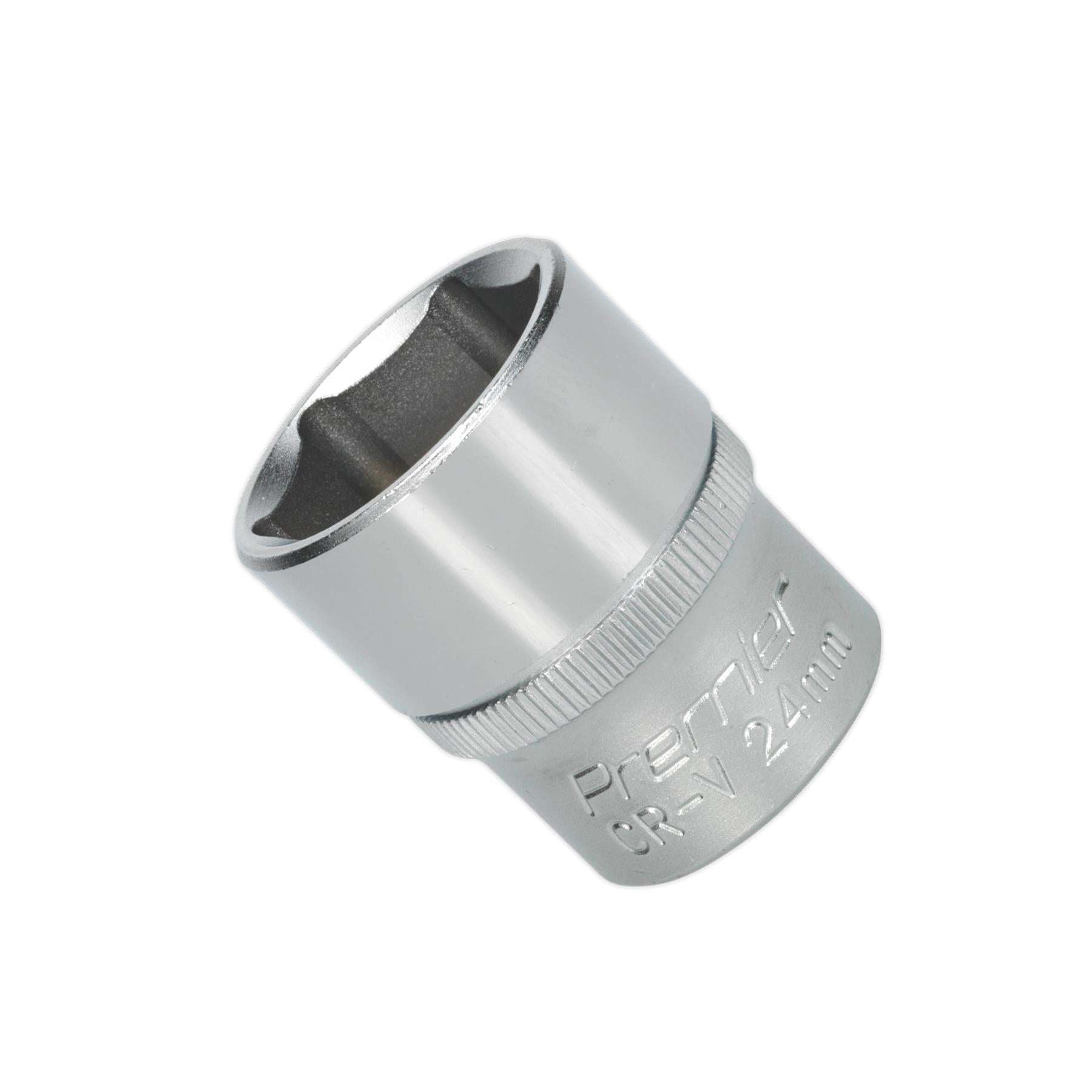 Sealey WallDrive Socket 24mm 1/2"Sq Drive