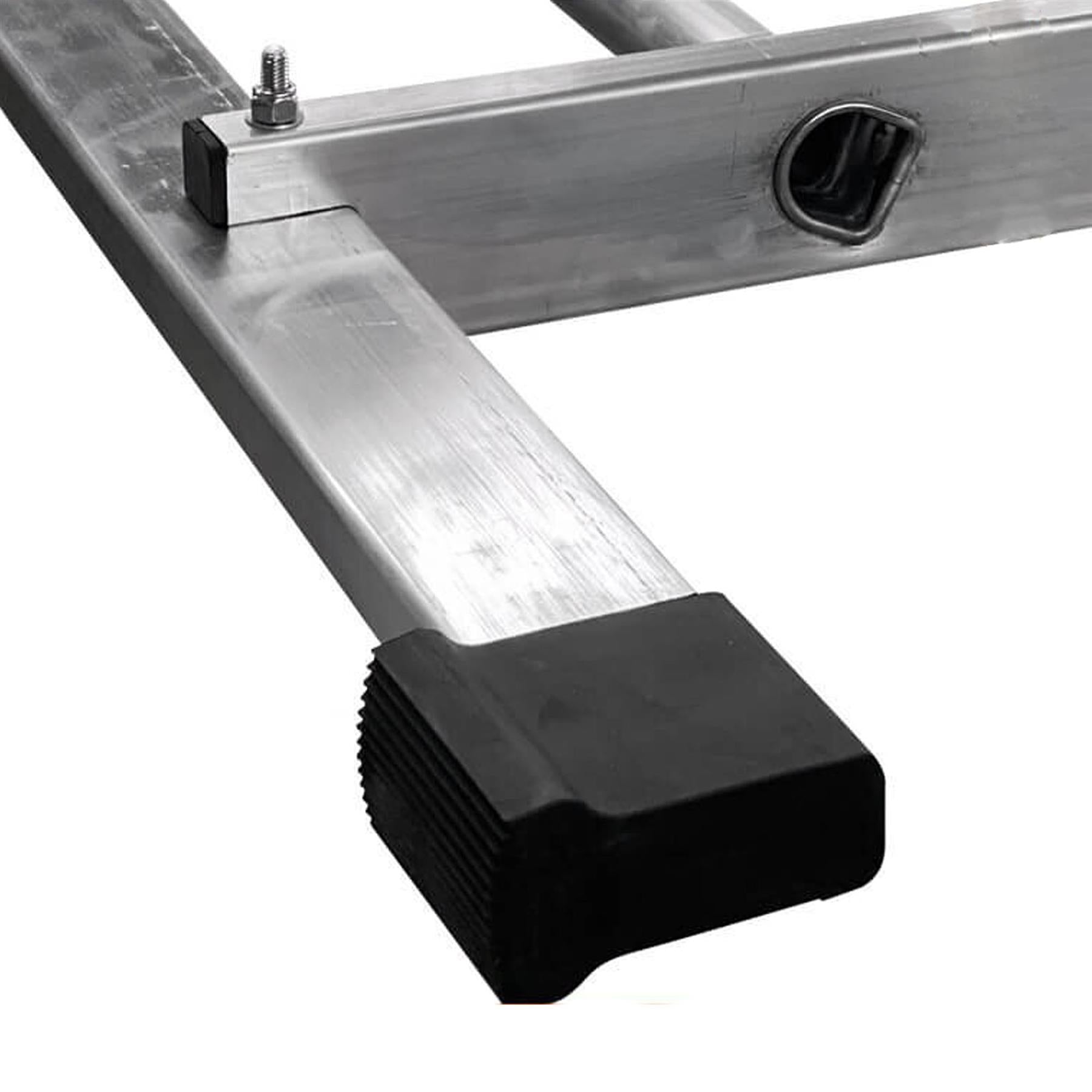 Dapetz 13 Rung Aluminium Extension Ladder 3.5m, Single Section, Made In UK
