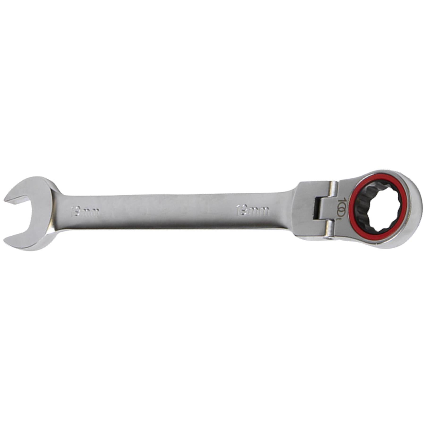 Sealey Flexi-Head Ratchet Comb. Spanner Set 7pc Platinum Series