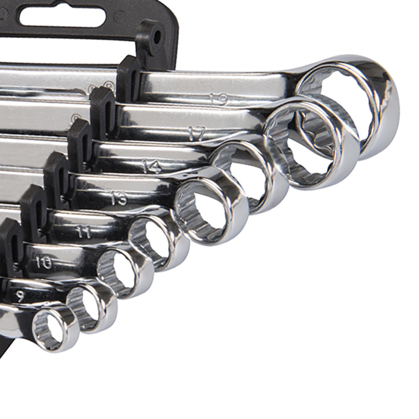8Pce Combination Spanner Set Display Box Pack Of 6 Open And Bi-Hexagonal Ends