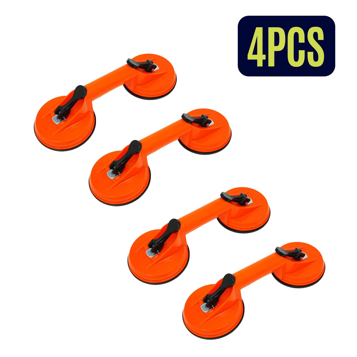 4PCs Glass Suction Lifter 70 Kg - Heavy Duty Glass Suction Pads Vacuum Cup Suckers[4PC,DP12460]