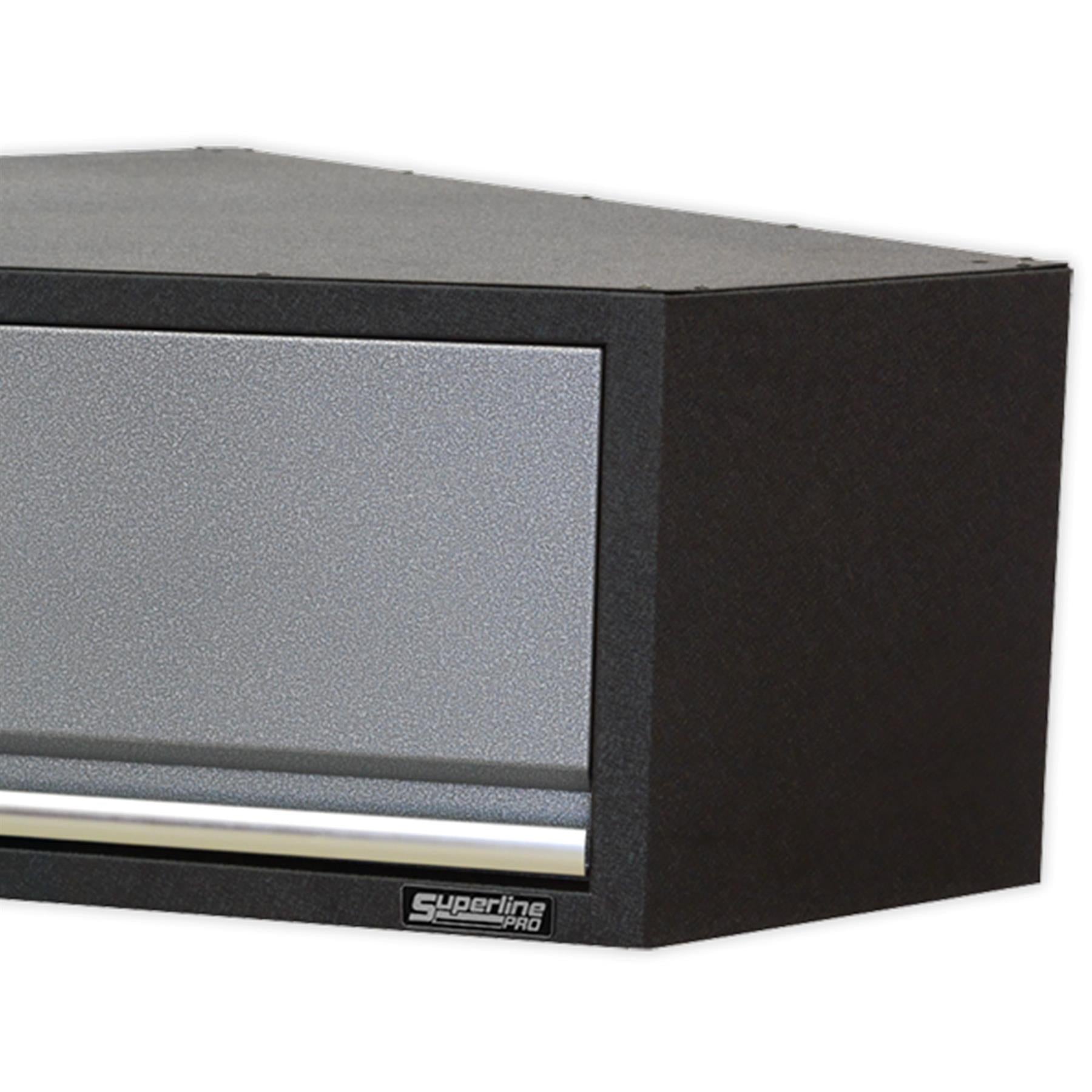 Sealey Modular Corner Wall Cabinet Aluminium handles. 865mm
