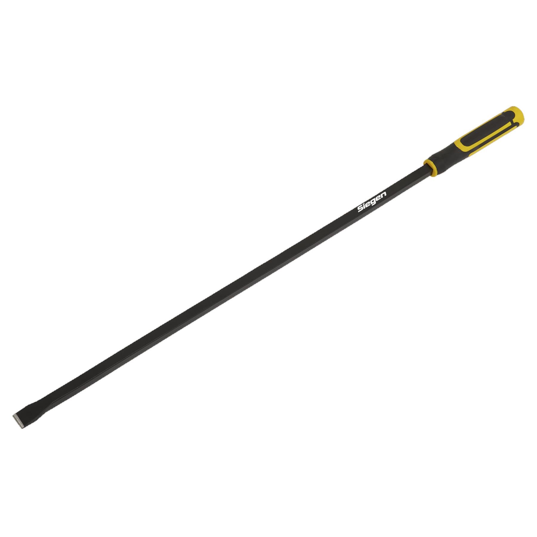 Sealey Pry Bar 900mm Straight Heavy-Duty with Hammer Cap