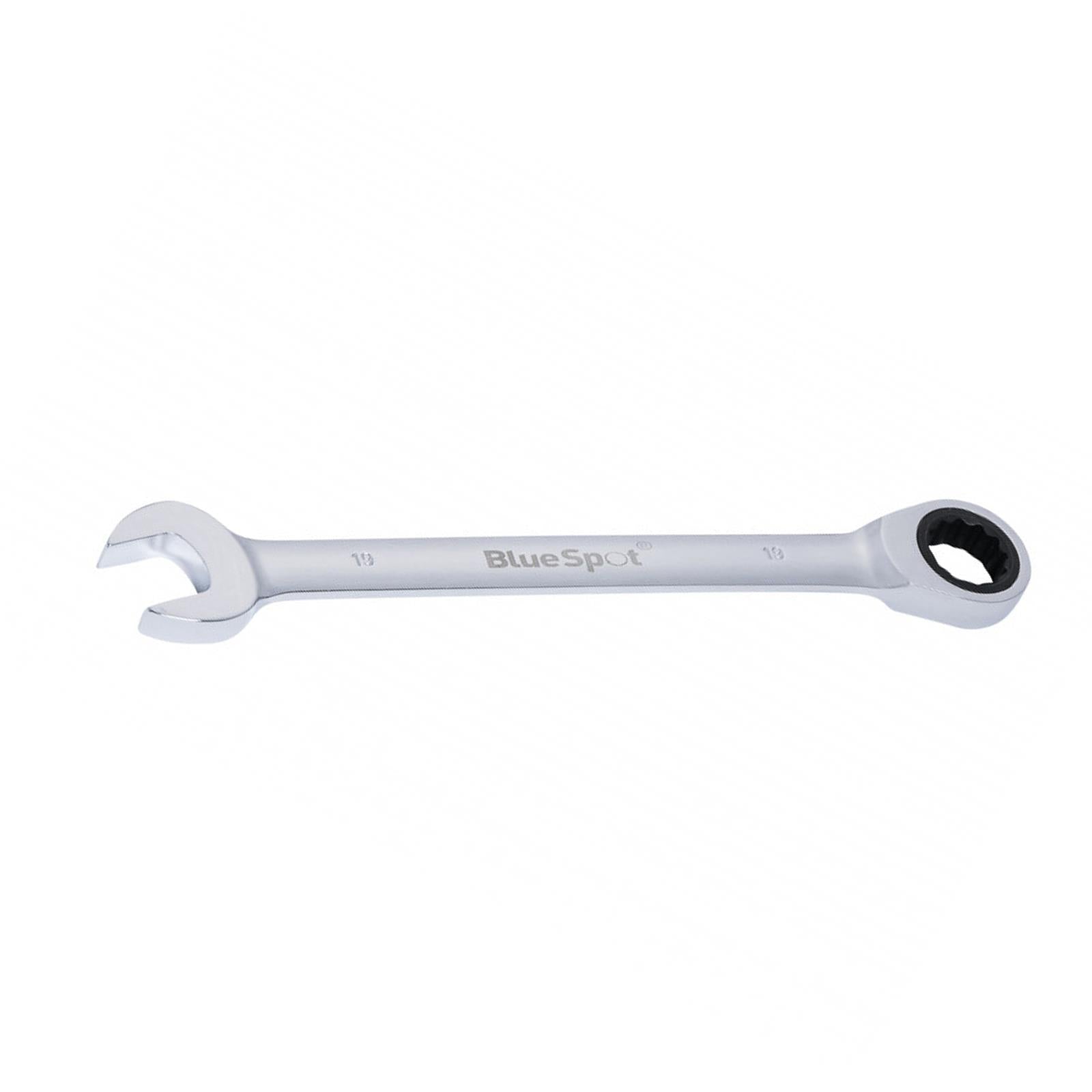 Blue Spot Fixed head Ratchet Spanner Combination Ring open end Wrench 19mm