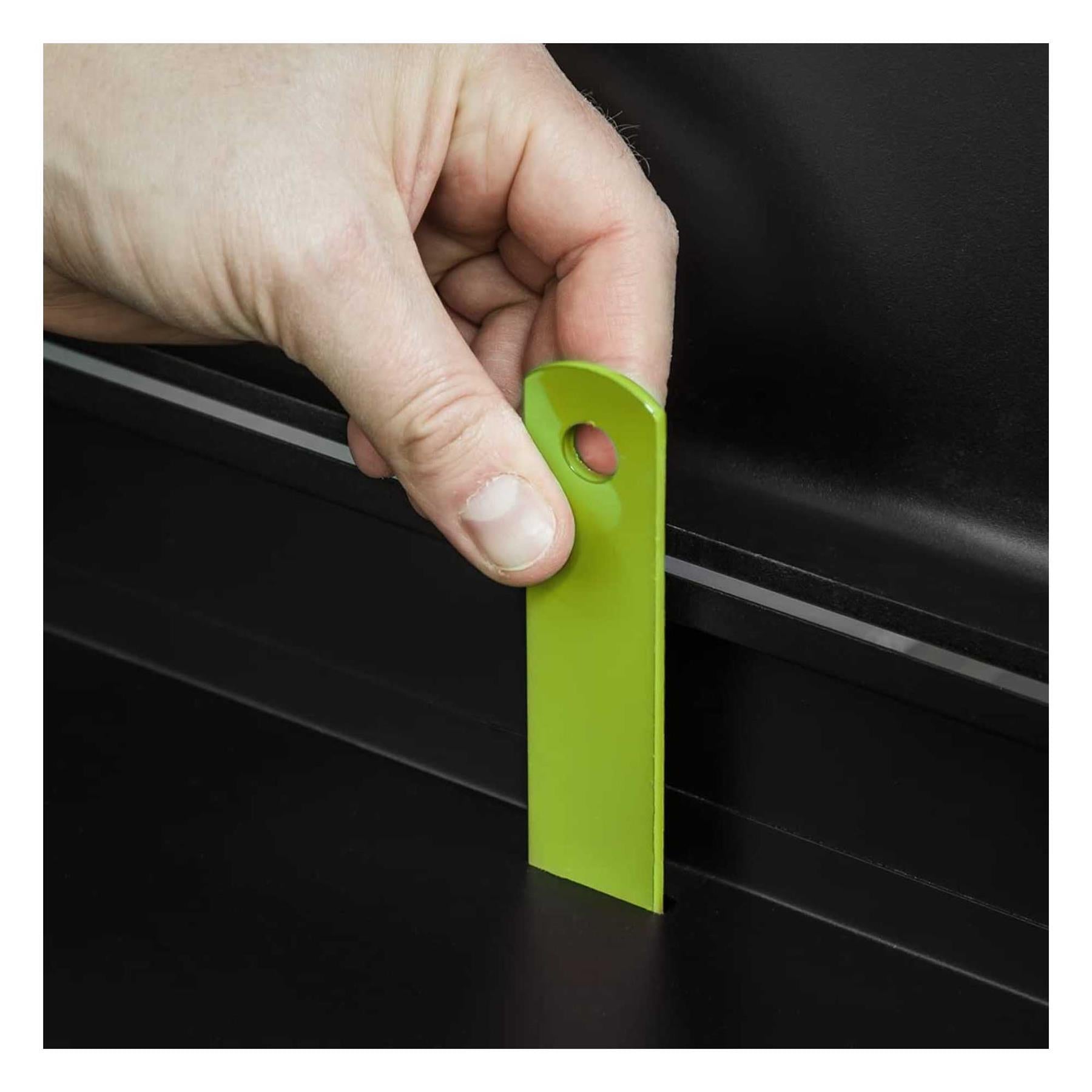 Sealey Topchest & Rollcab Combination 6 Drawer with Ball-Bearing Slides - Hi-Vis Green