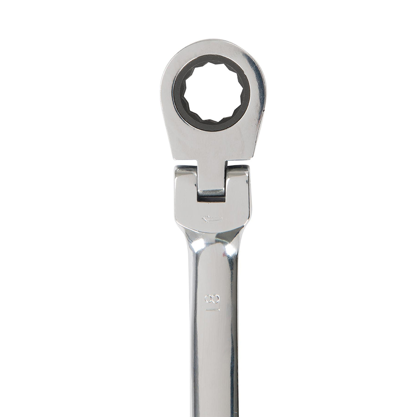 12Pce Flexible Head Ratchet Spanner Set 8mm - 19mm Polished 40Cr Alloy Steel