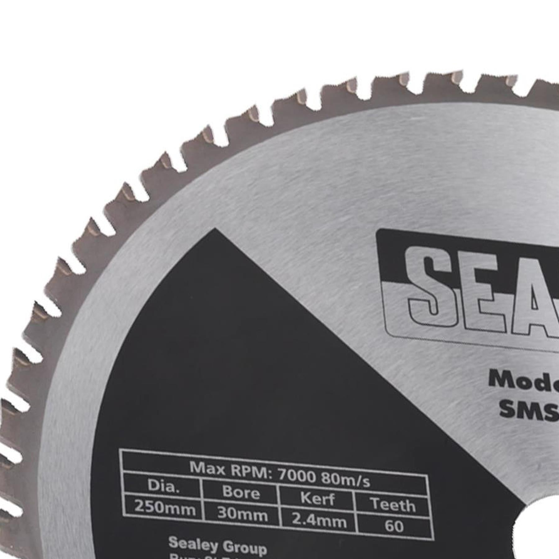 Sealey Multipurpose Cut-Off Saw Blade 250 x 2.4mm/30mm 60tpu