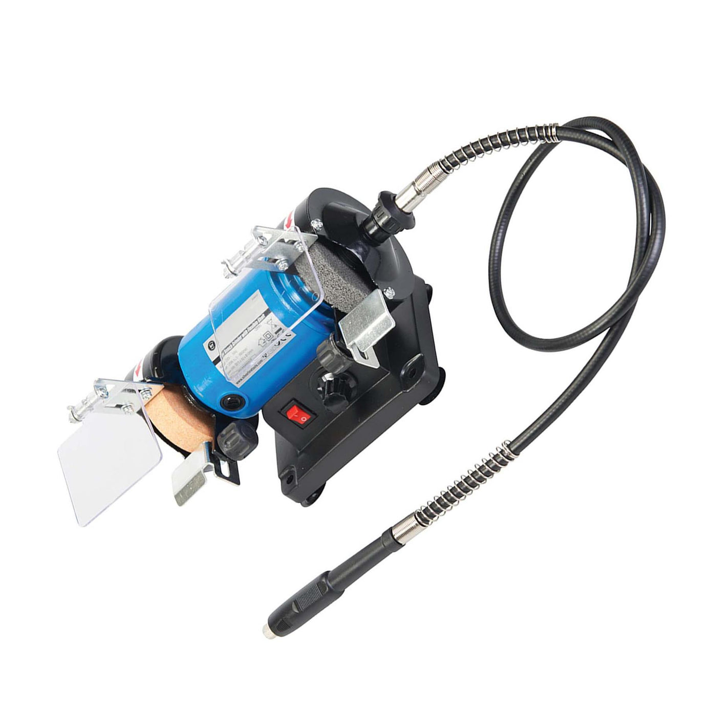 120W Multi Grinder 75mm Small Bench Grinder Engraver Tool Modelling Steam