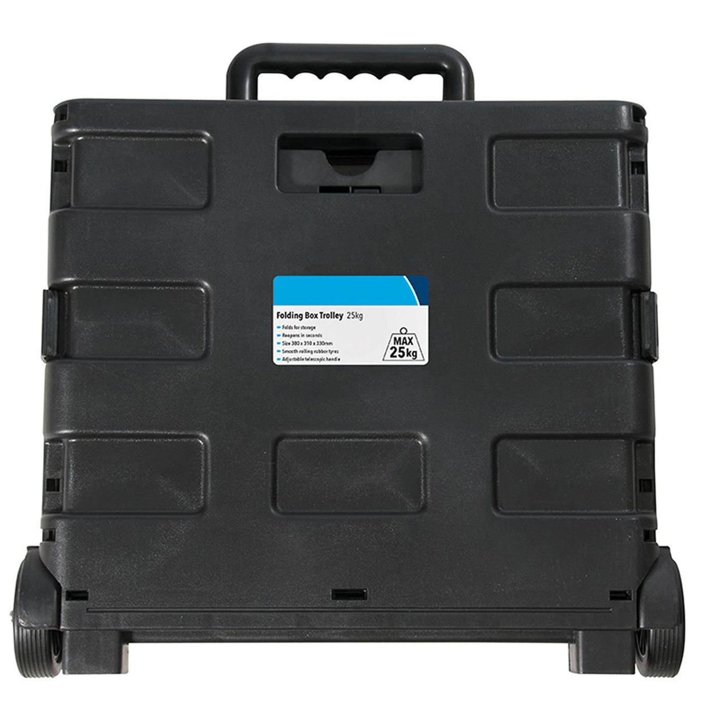 Folding Box Trolley 25Kg Transport Storage Office Warehouse Van Camping