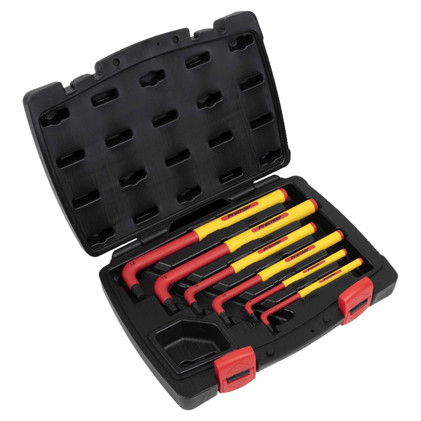 Sealey Hex Key Set 6pc Extra-Long VDE