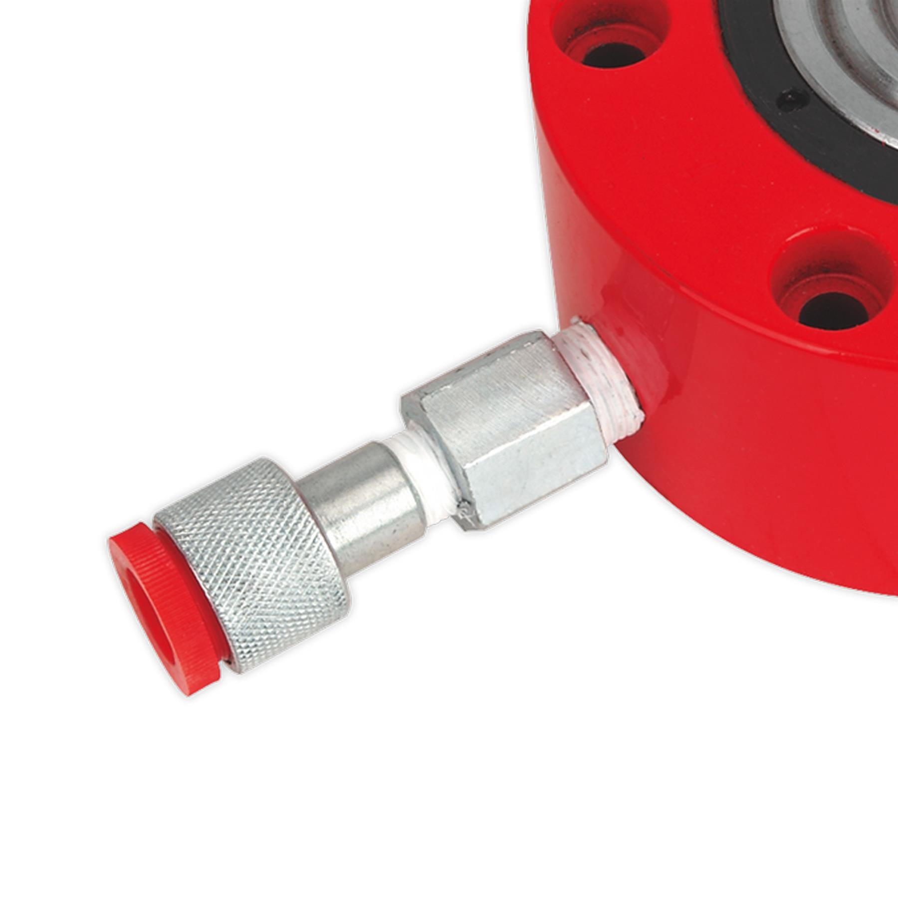 Sealey Push Ram - Short 30tonne Chromed Ram With Polyurethane Seals