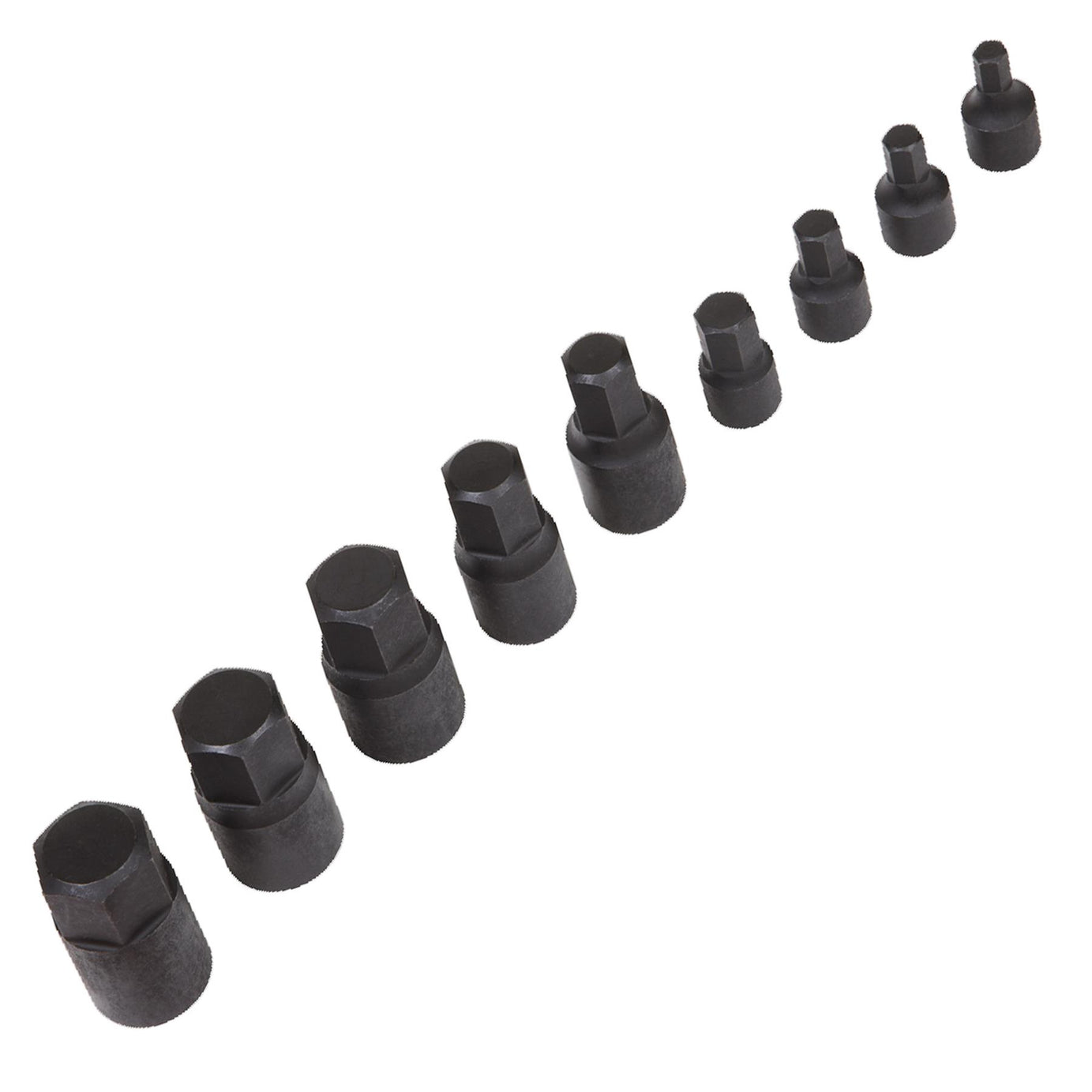 Sealey Low Pro. Impact Hex Socket Bit Set 1/4" & 3/8"Sq Drive 9pc