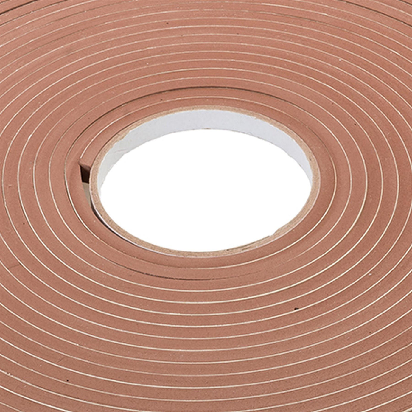 EVA Foam 10.5m Brown Draught Excluder - Self Adhesive Weather Strip - Window and Door Seal