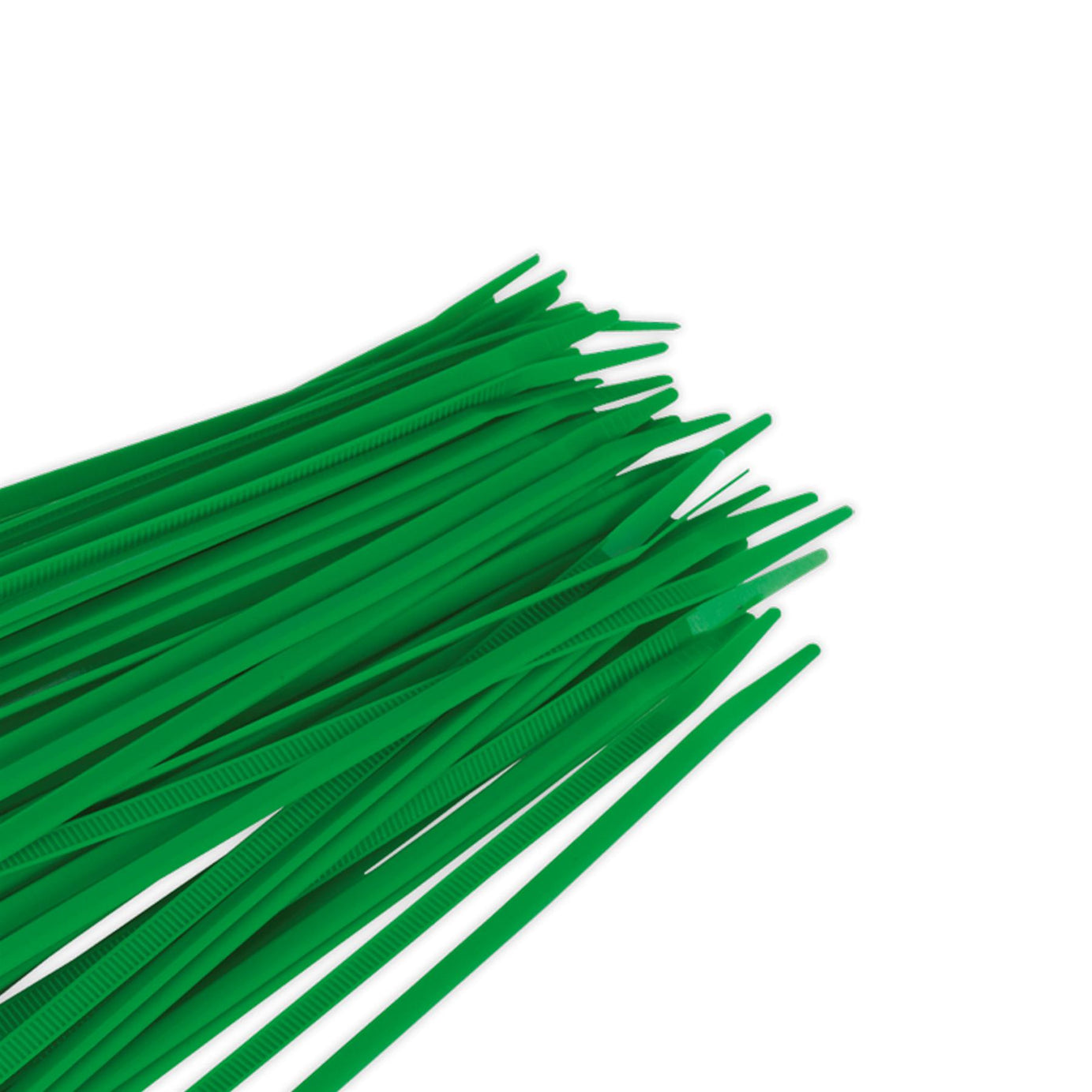 Sealey Cable Tie 200 x 4.4mm Green Pack of 100