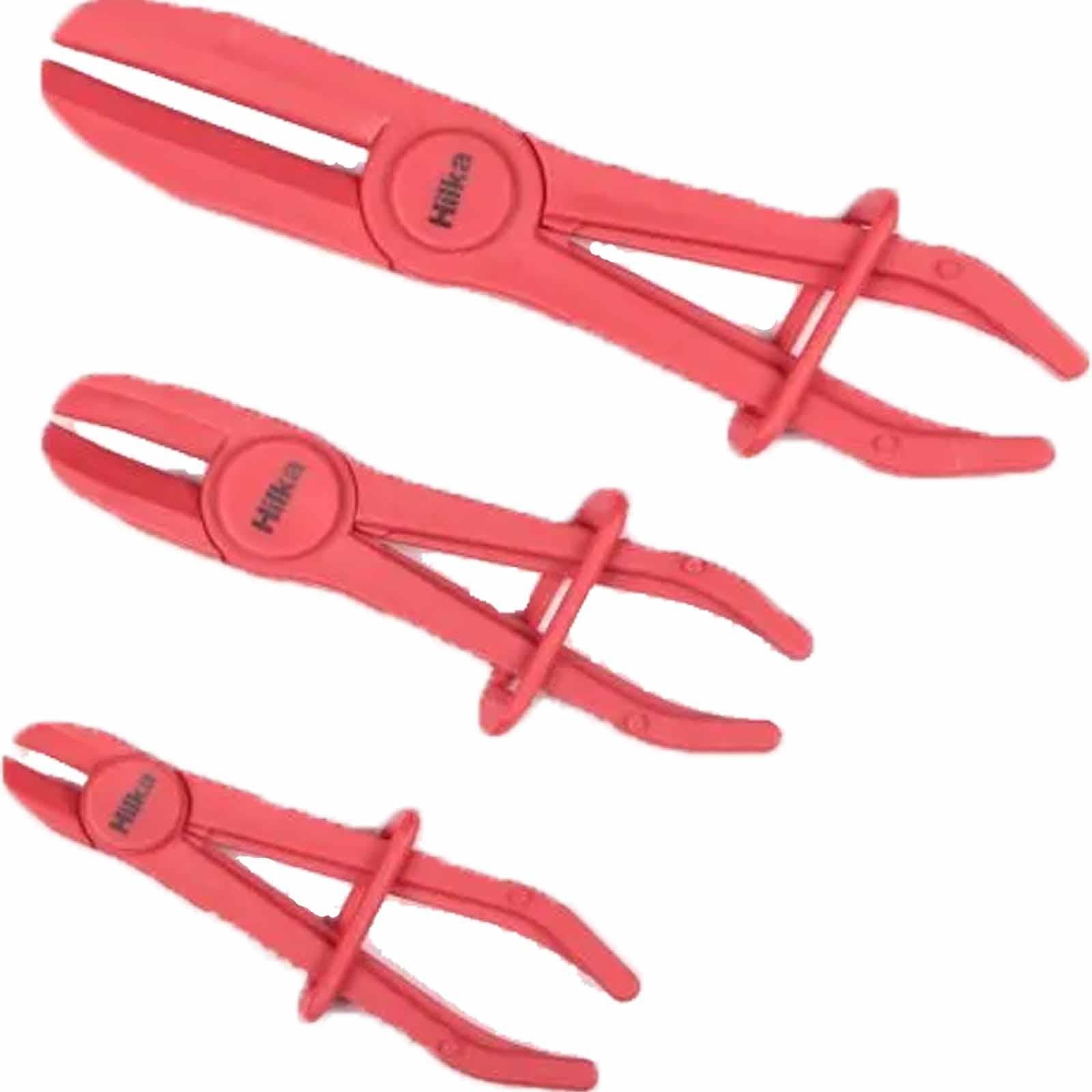 3Pc Hose Pliers Pipe Clamps Brake Plier Free Hands Plastic Radiator Brakes Pipes
