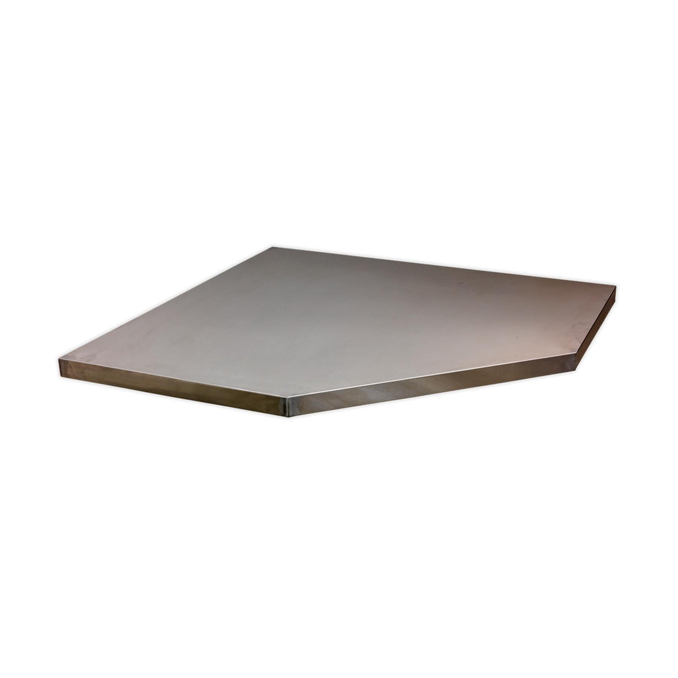 Sealey Stainless Steel Worktop for Modular Corner Cabinet 865mm