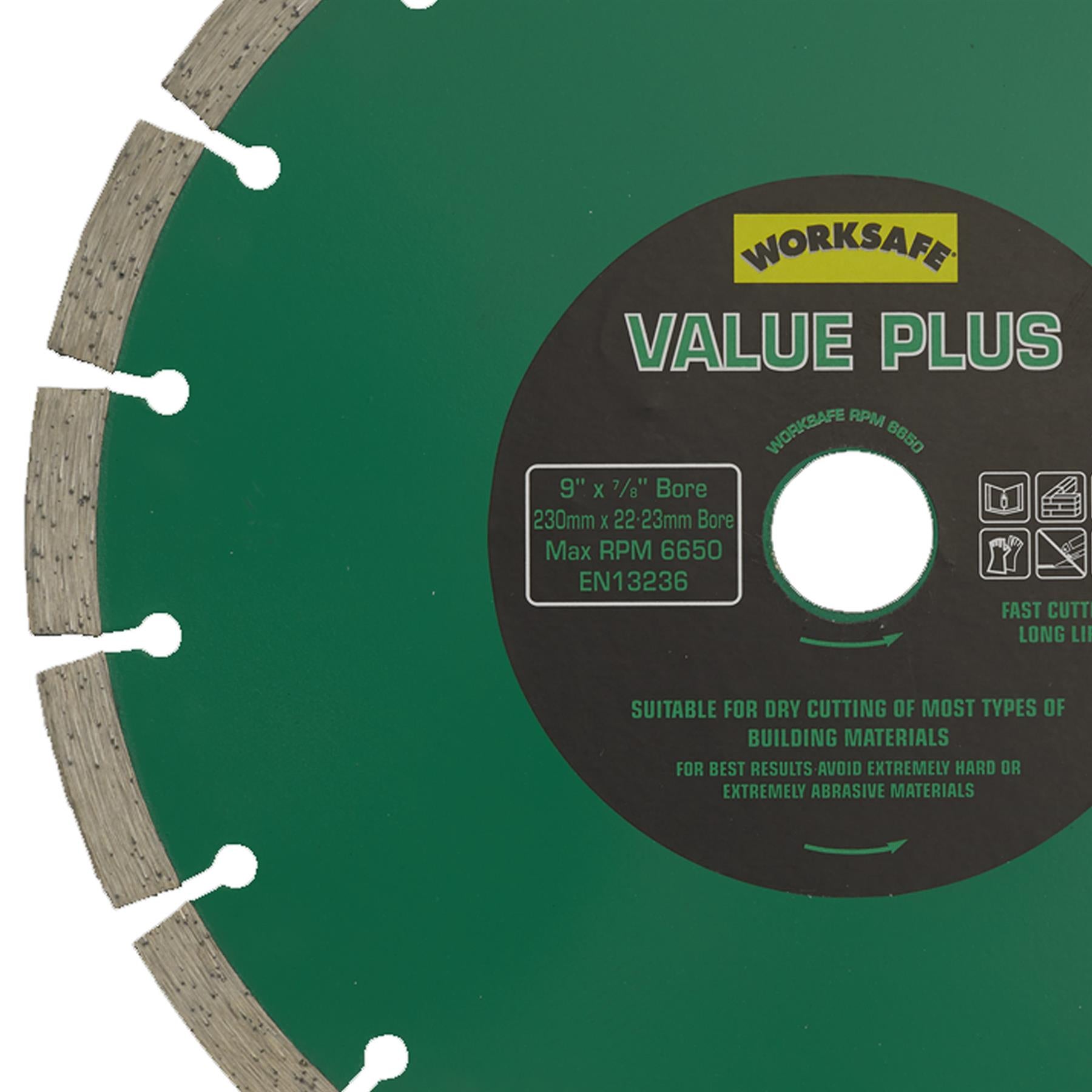 Sealey Value Plus Diamond Blade 230 x 22mm