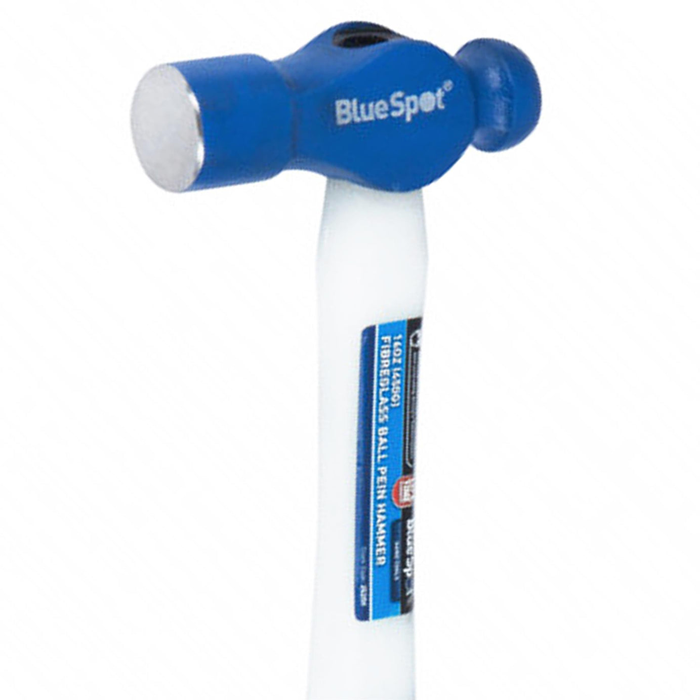 BlueSpot 16oz Claw Hammer Fibreglass Rubber Grip Handel Hardened Steel Head