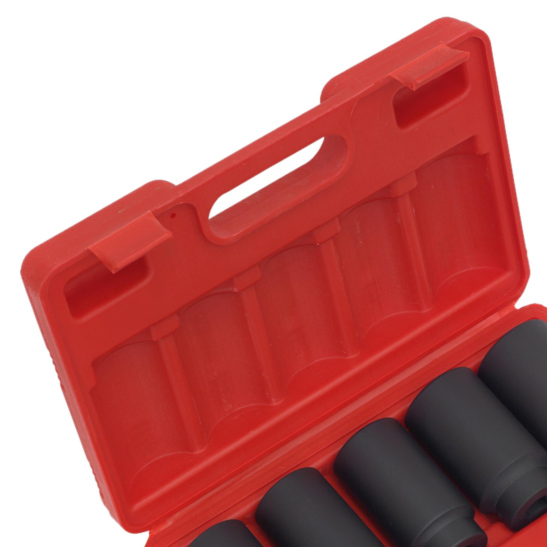 Sealey Impact Hub Nut Socket Set 5pc 1/2"Sq Drive