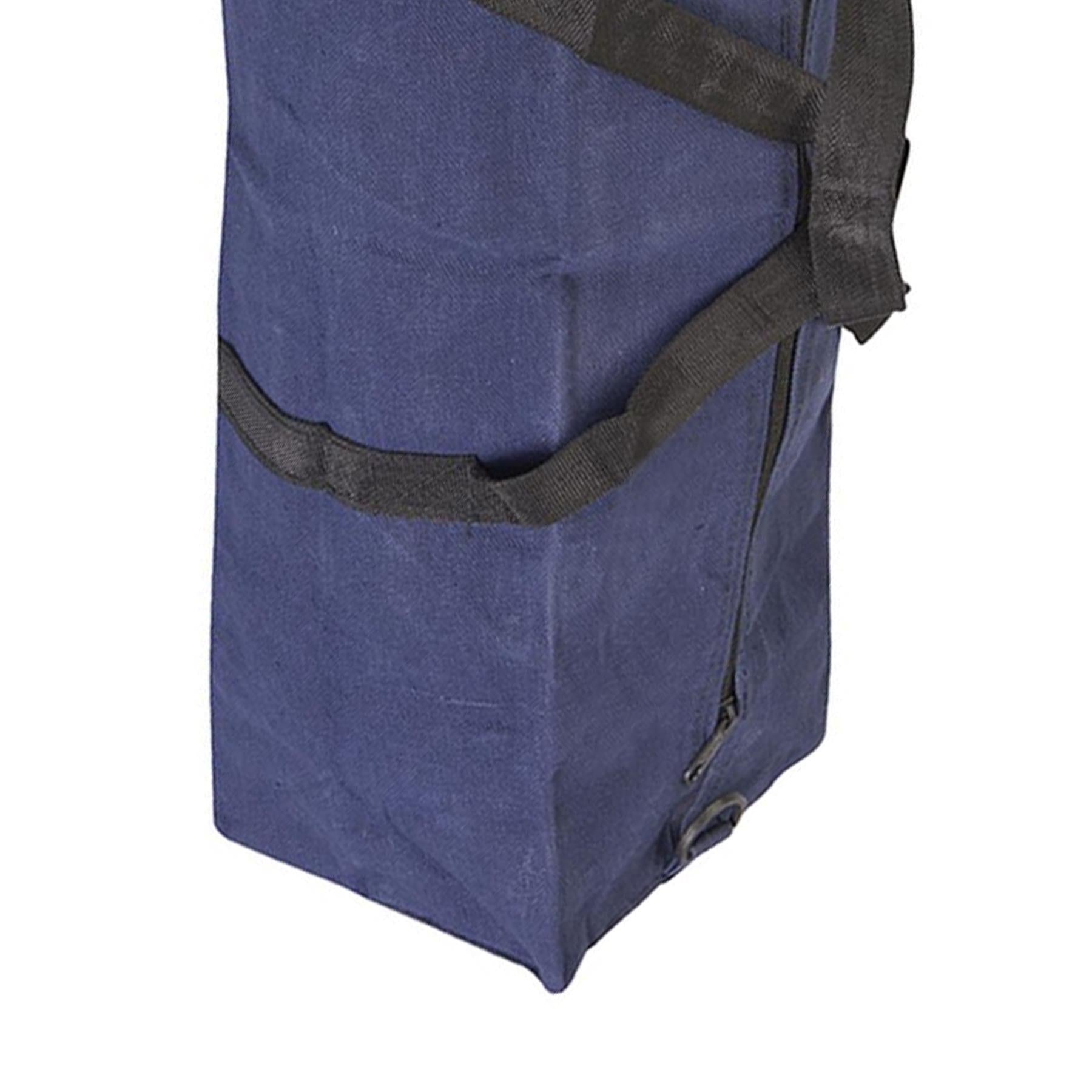 Heavy Duty Cotton Canvas Tool Bag Strong Handles Zip 3 Sizes 620mm