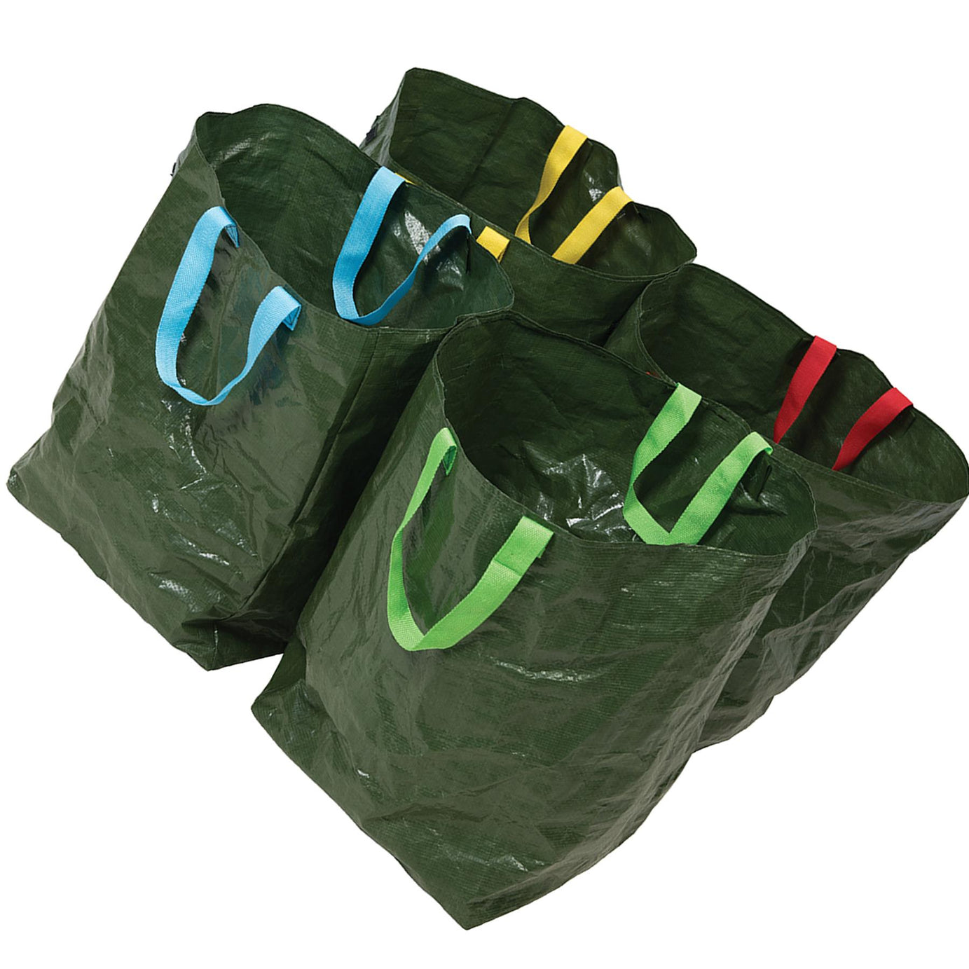 Durable Recycling Bags Uv-Stabilised / Waterproof & Tear Proof 4Pk 400X320X320mm