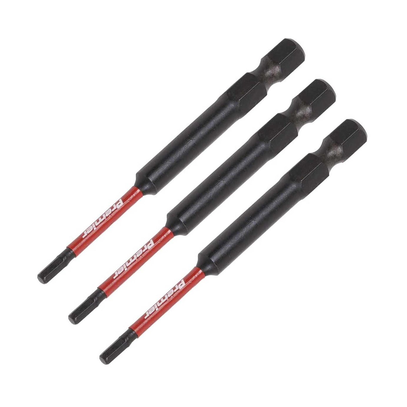 Hex 2.5mm Impact Power Tool Bits 75mm - 3pc