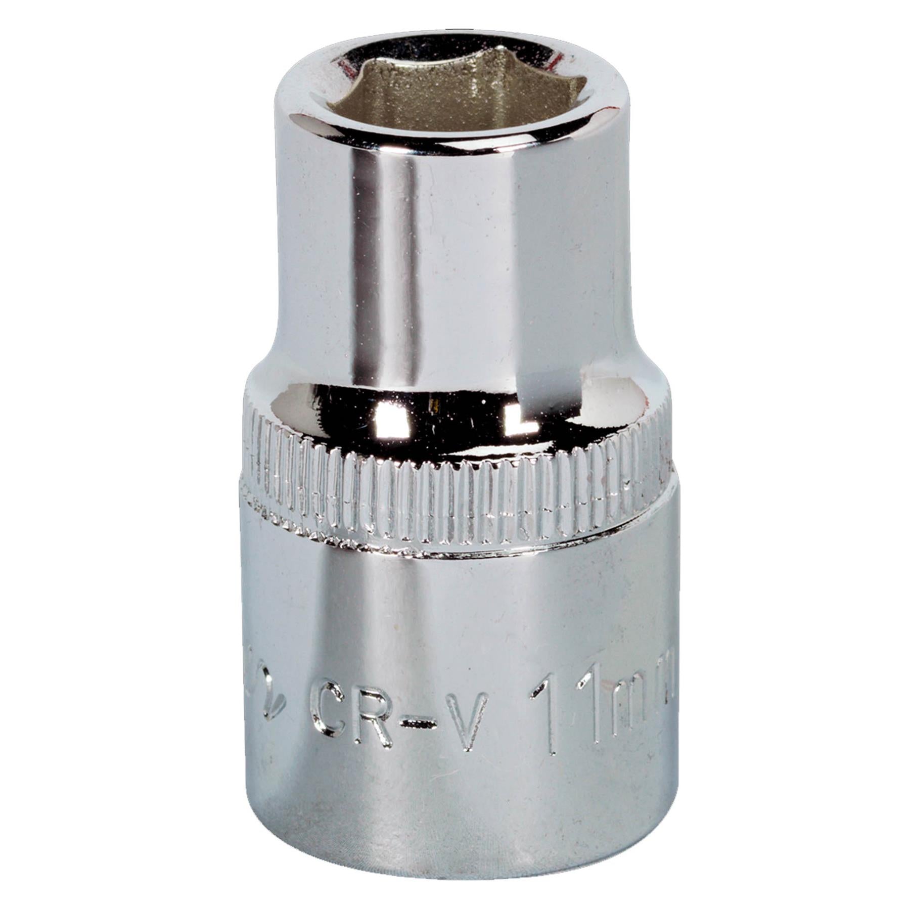 Sealey WallDrive Socket 11mm 1/2"Sq Drive Fully Polished