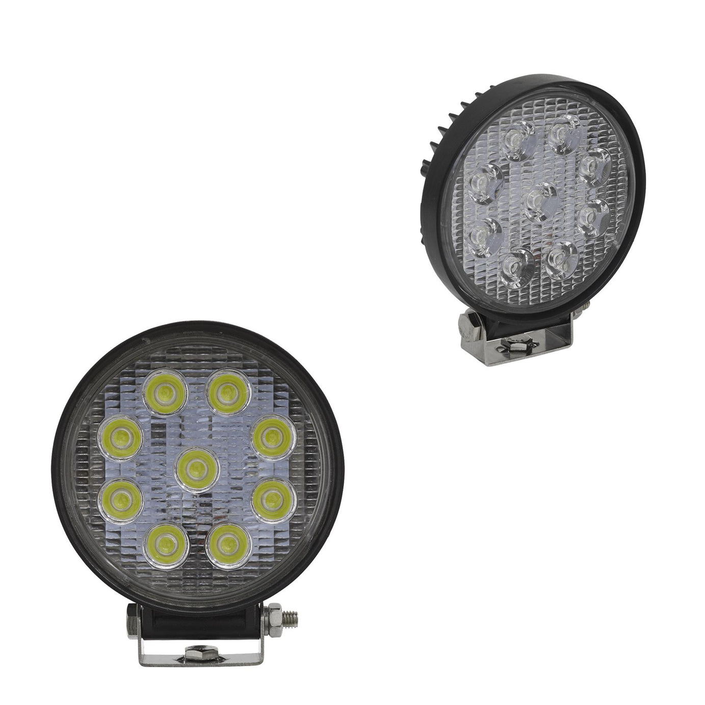 Sealey Round Work Light with Mounting Bracket 27W LED
