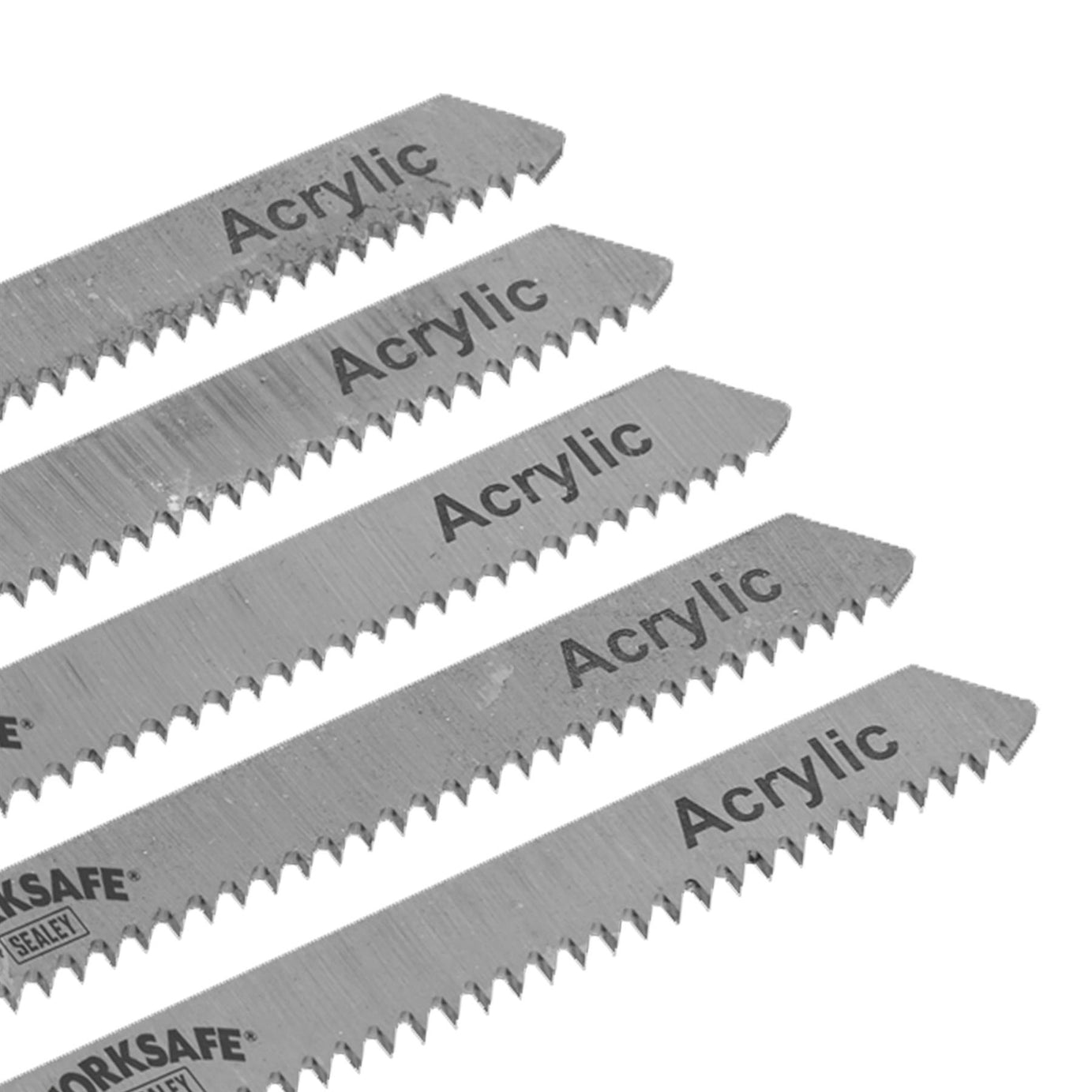 Sealey Jigsaw Blade 75mm 12tpi - Pack of 5 metals and aluminium