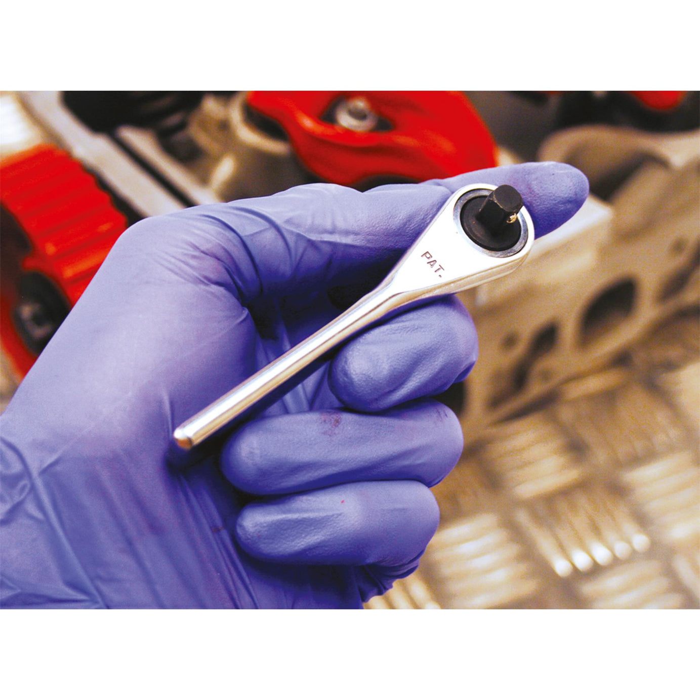 Sealey Ratchet Wrench Micro 1/4"Sq Drive Stainless Steel