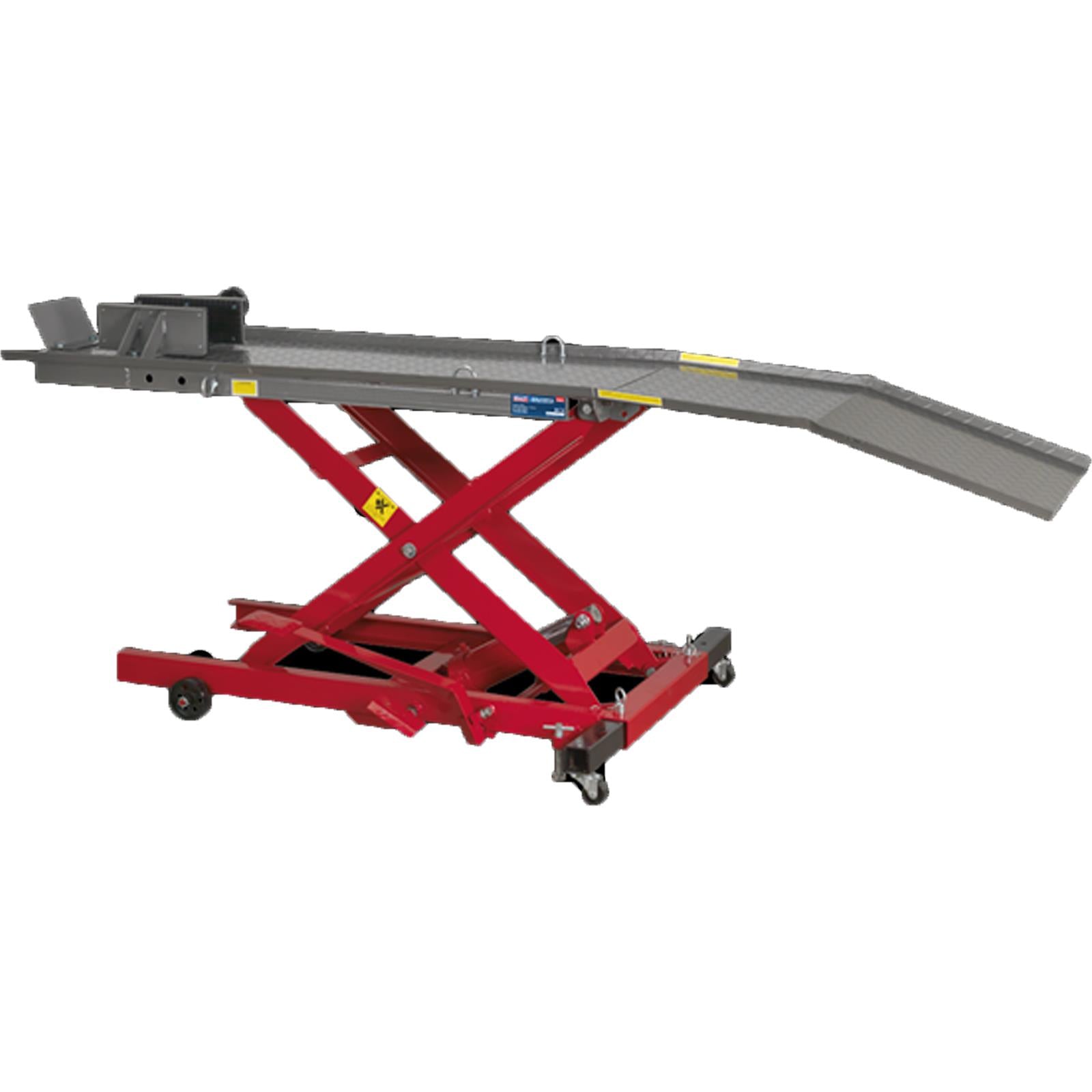Sealey MC365 Hydraulic Motorcycle Motorbike Lift Ramp Bench 365Kg Capacity New