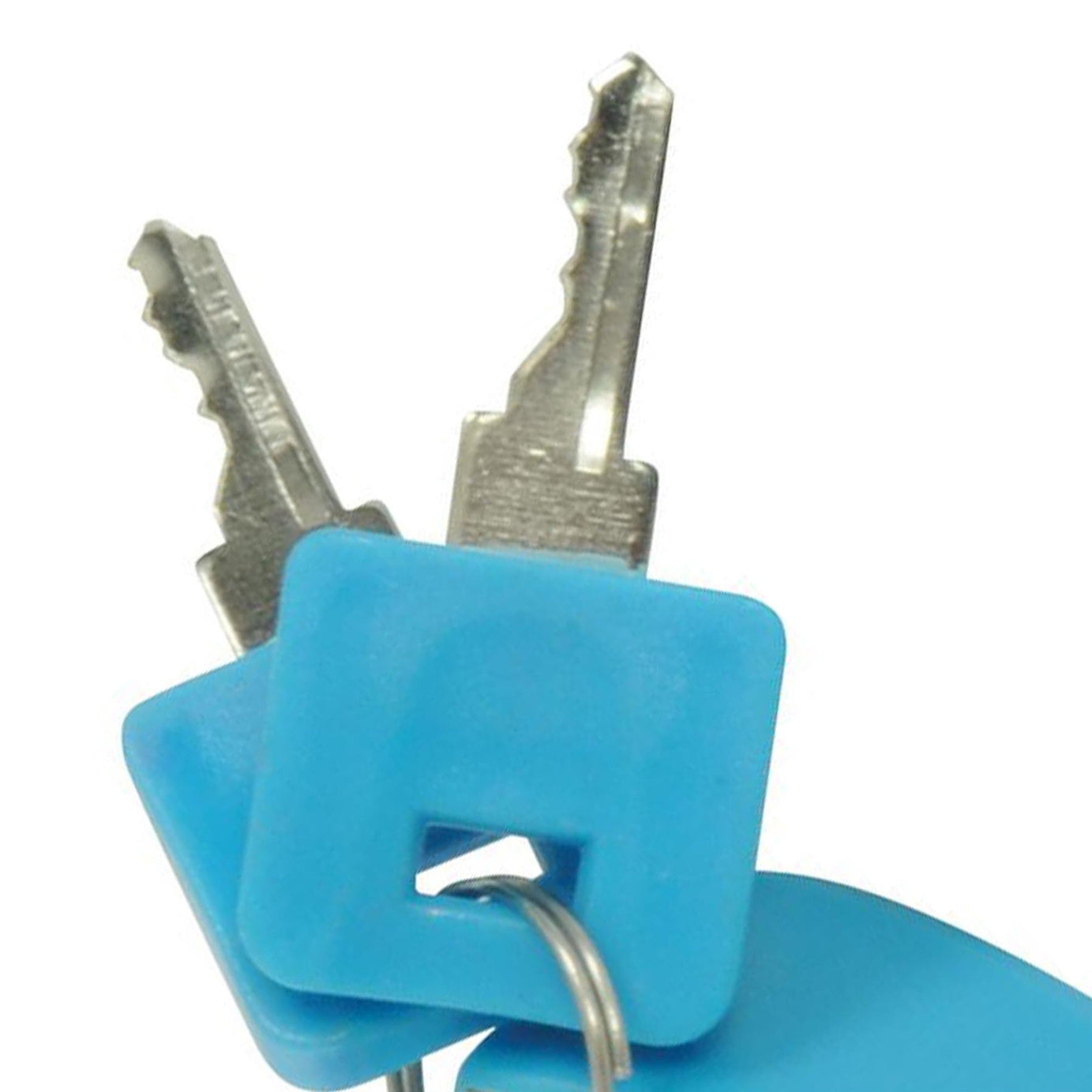 4Pce Hi-Vis Brass Padlocks Set - 20mm 2 Brass Keys Chrome-Plated