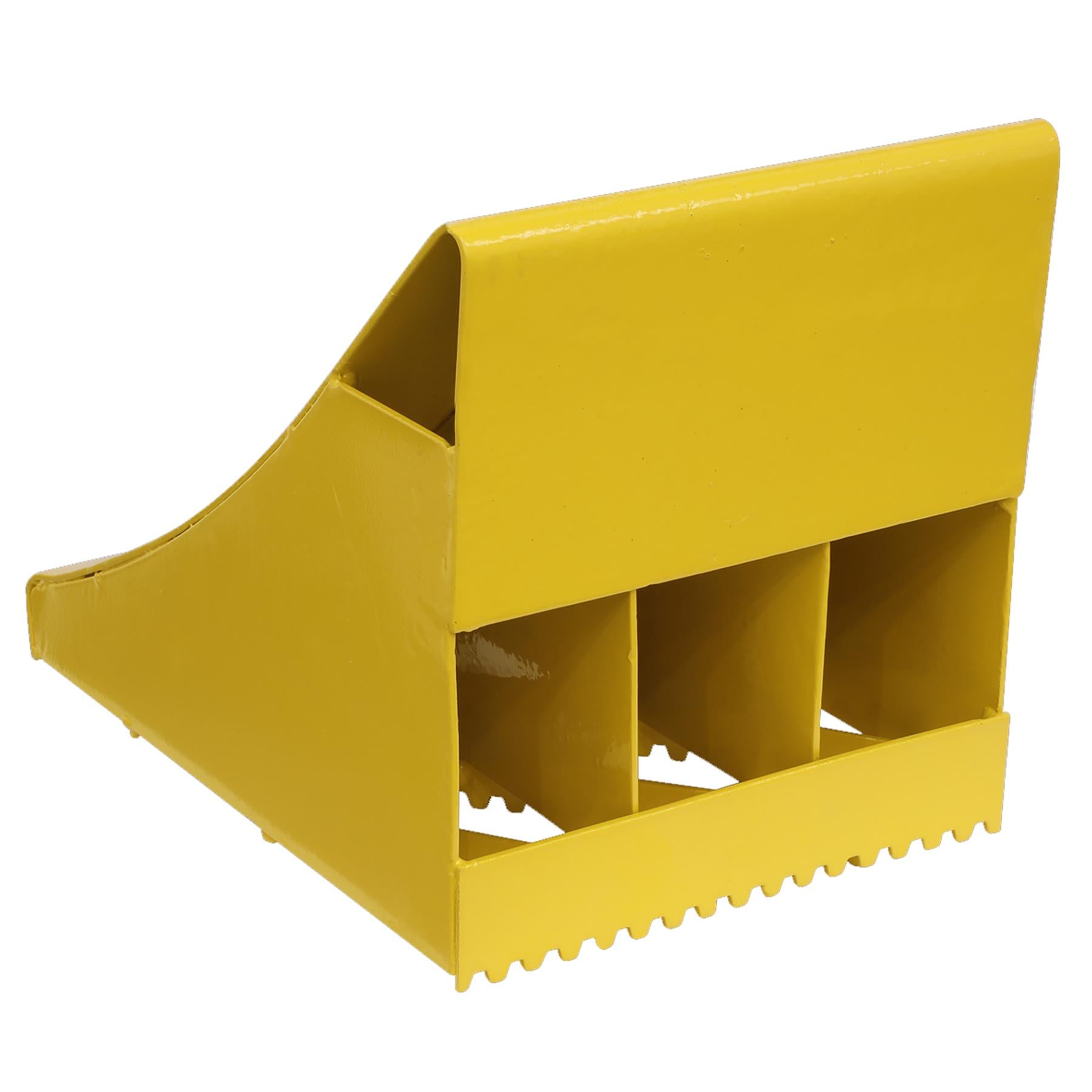 Heavy-Duty Steel Wheel Chock - Single 20tonne gross weight. Sealey