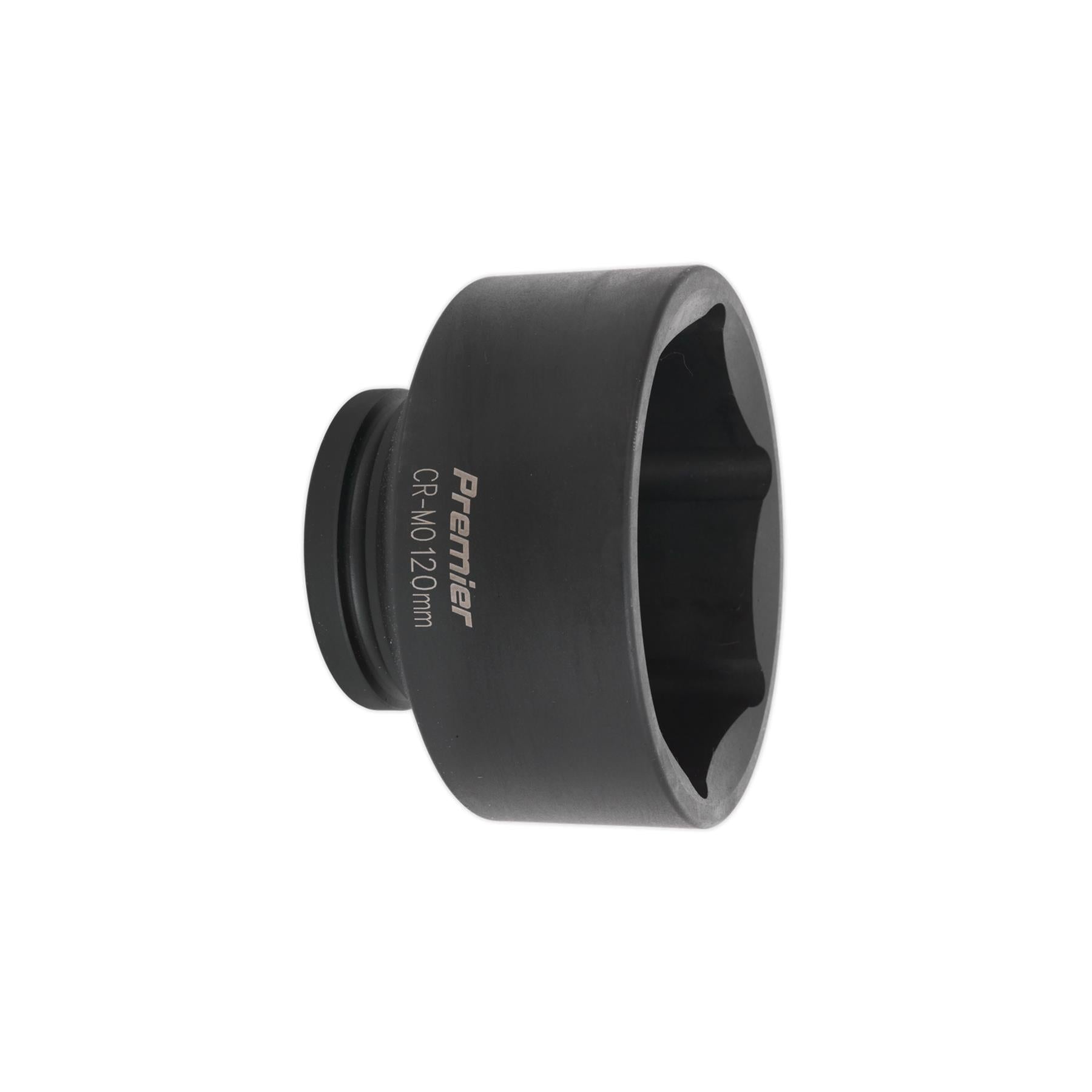 Sealey Impact Socket 120mm 1"Sq Drive Chrome Molybdenum Lifetime Guarantee