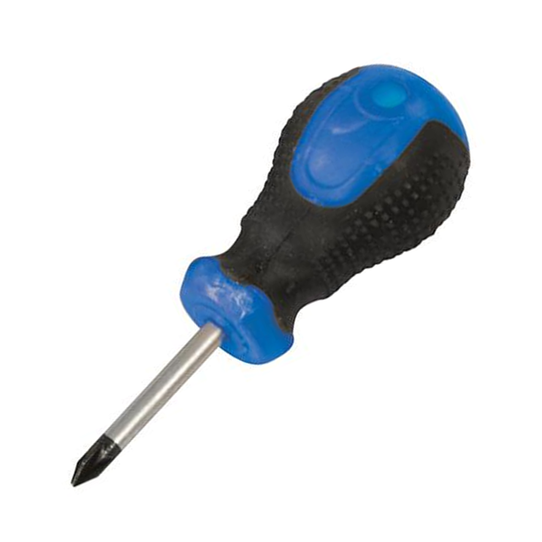 4Pce Stubby Screwdriver Set Chrome Vanadium Steel With Soft-Grip Handles