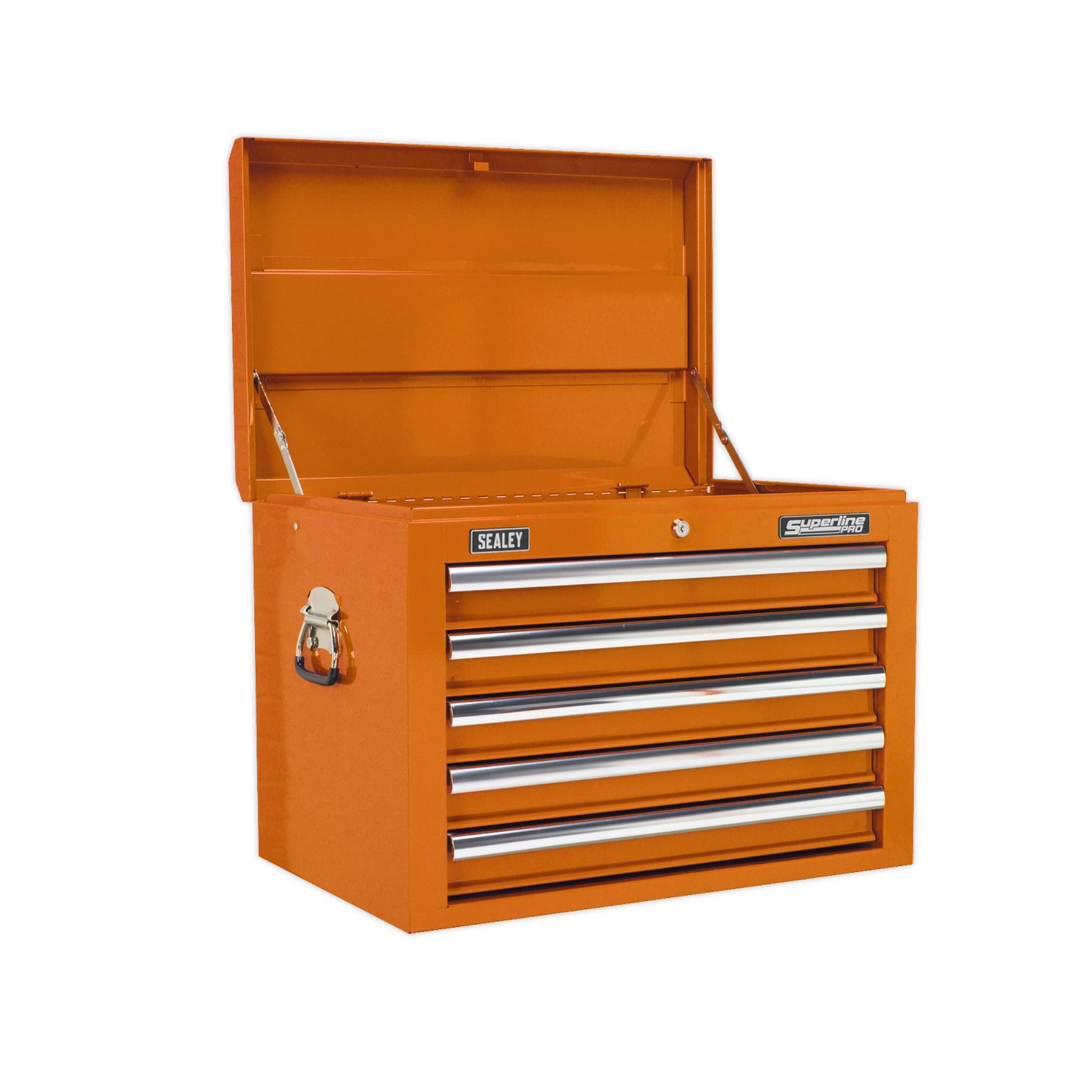 Sealey Topchest, Mid-Box & Rollcab Combination 14 Drawer - Orange