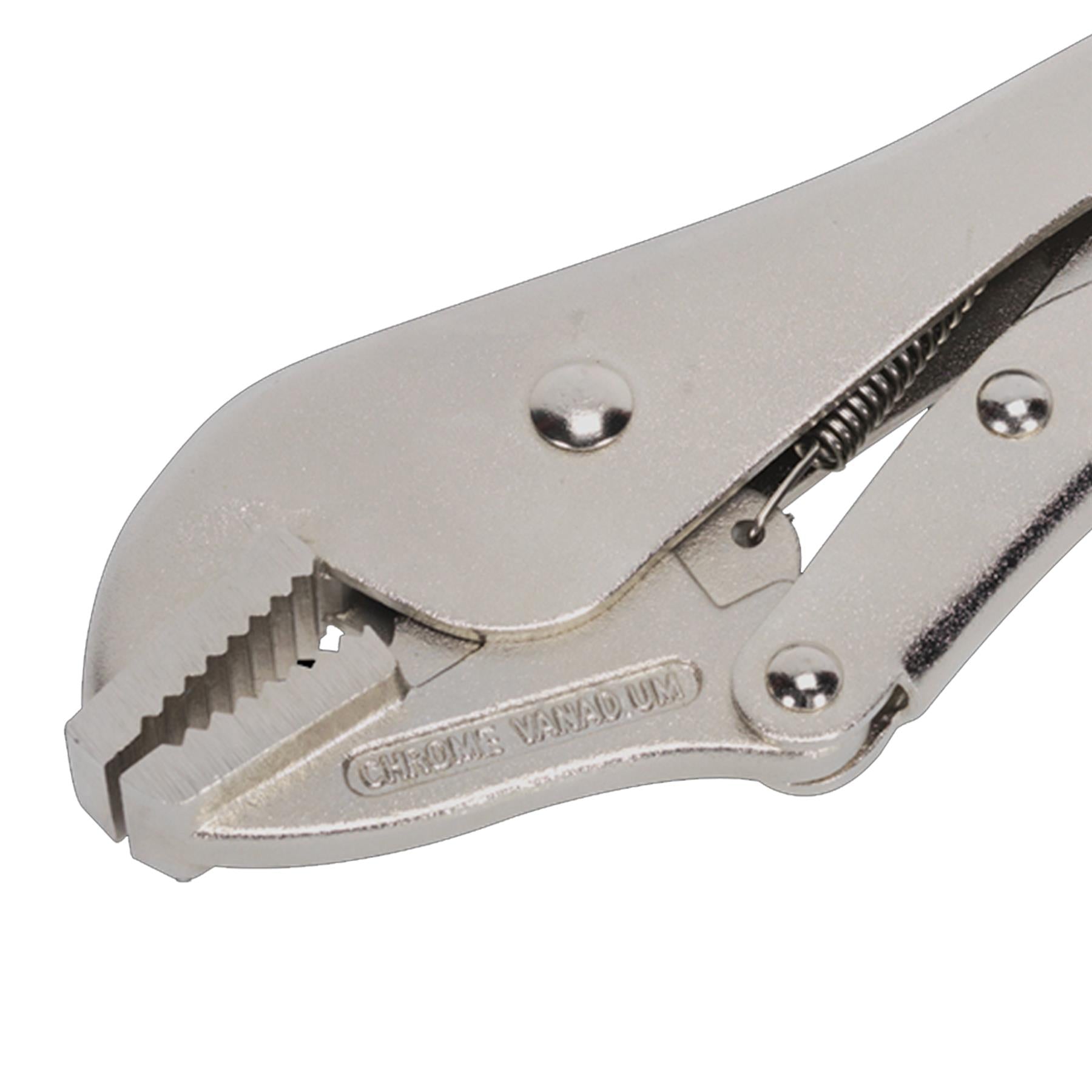 Sealey Locking Pliers Straight Jaws 230mm 0-45mm Capacity